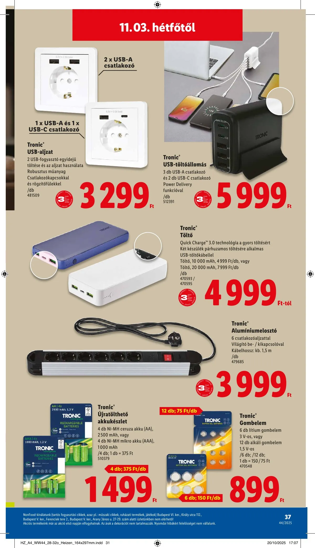 Lidl akciós újság 10.30–11.05 – 37. oldal