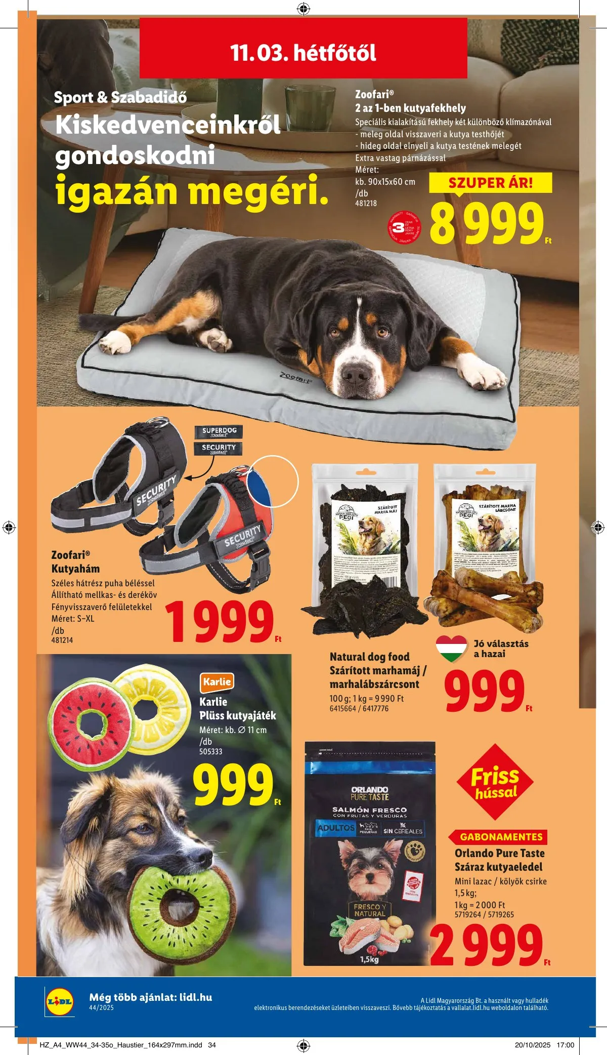 Lidl akciós újság 10.30–11.05 – 40. oldal
