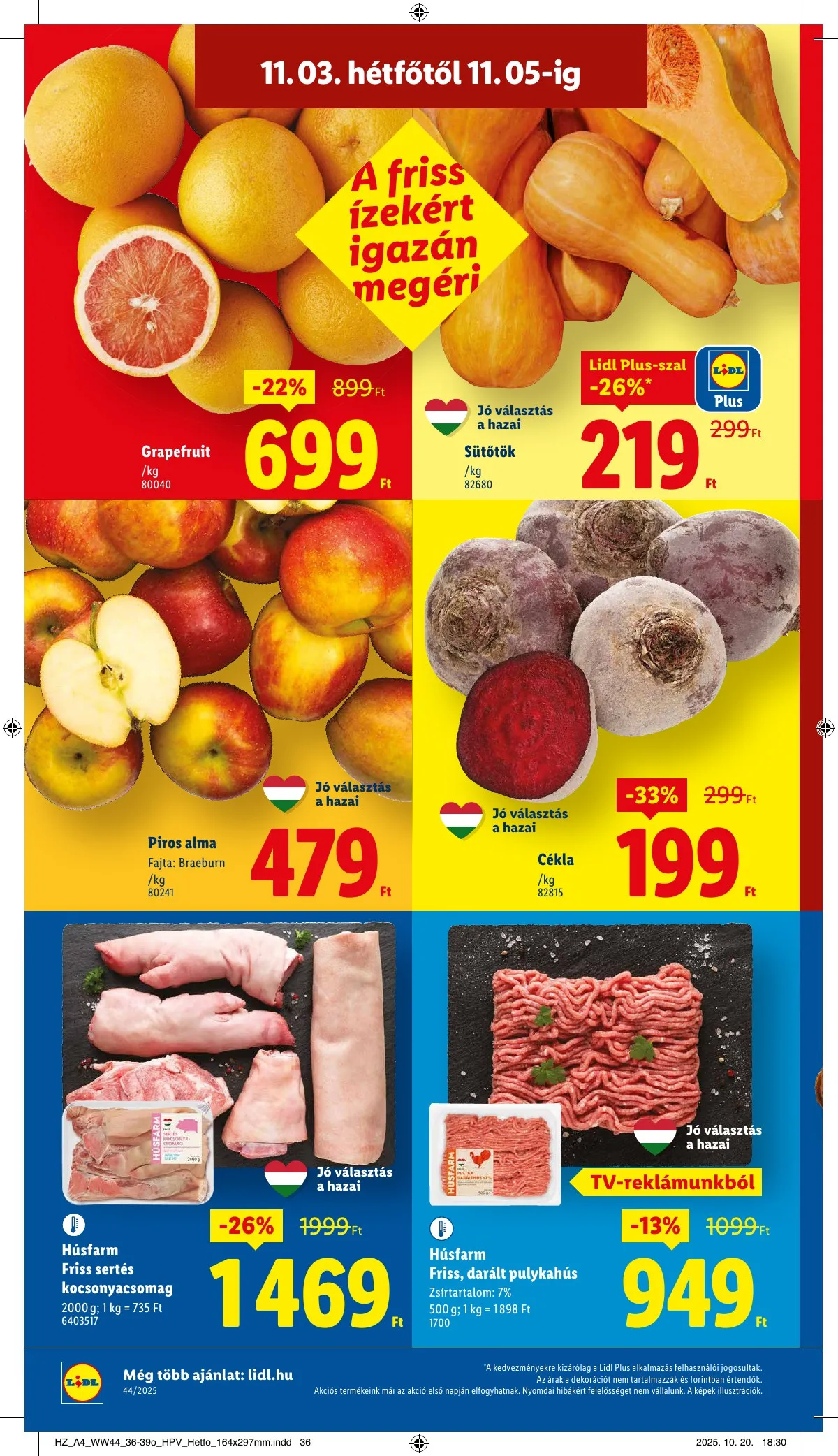 Lidl akciós újság 10.30–11.05 – 48. oldal