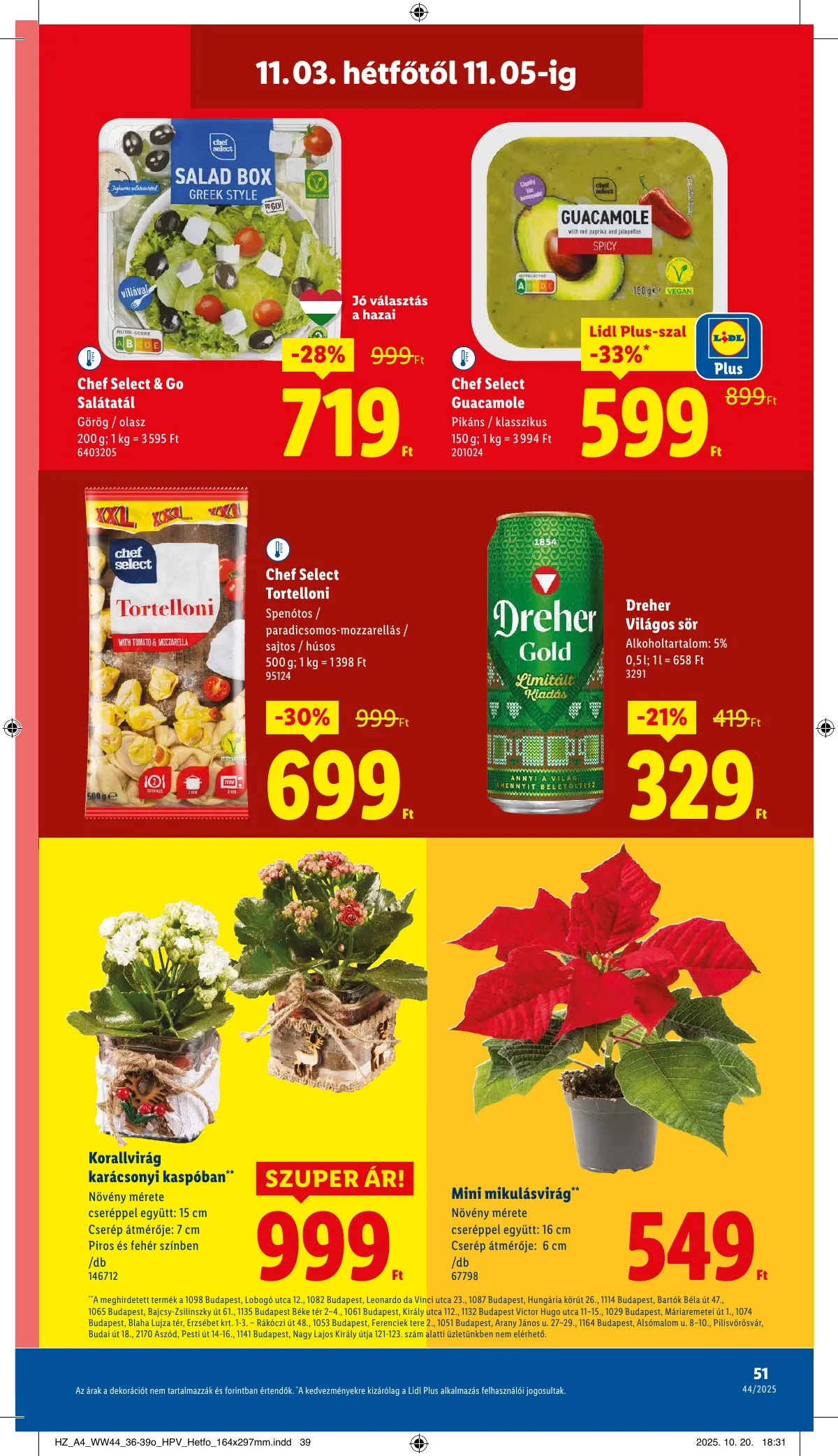 Lidl akciós újság 10.30–11.05 – 51. oldal