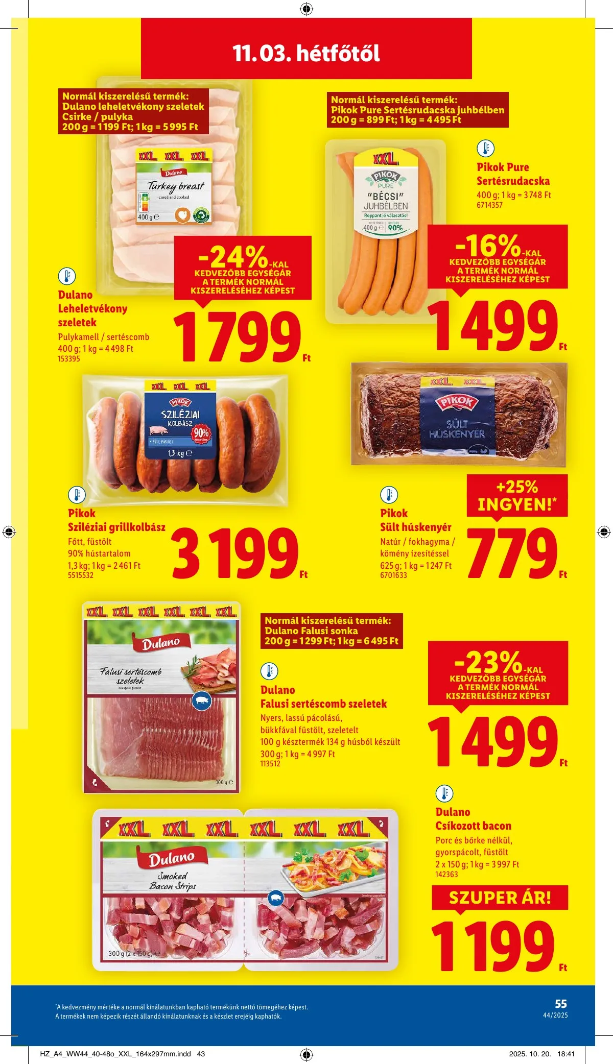 Lidl akciós újság 10.30–11.05 – 55. oldal