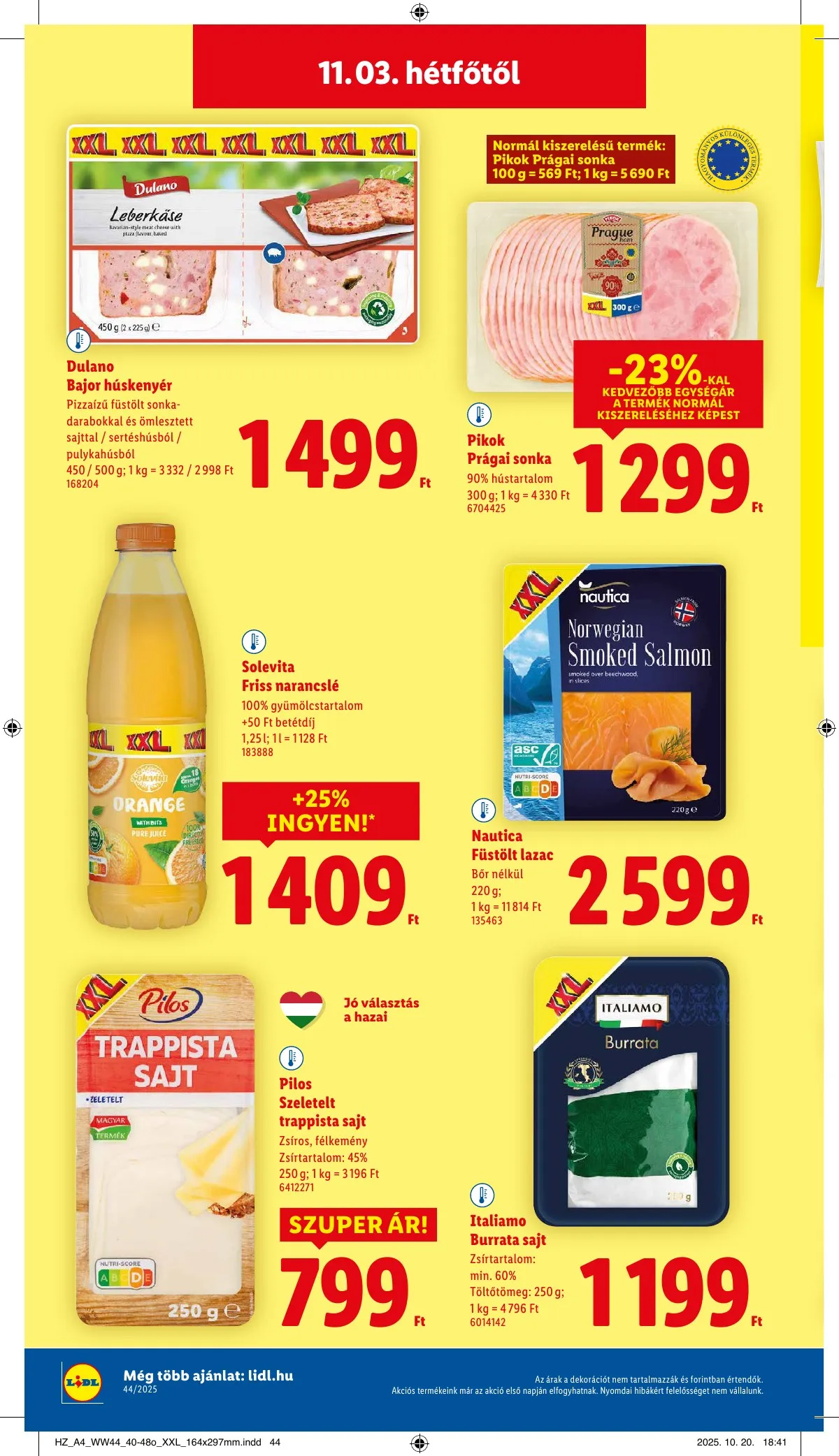Lidl akciós újság 10.30–11.05 – 56. oldal