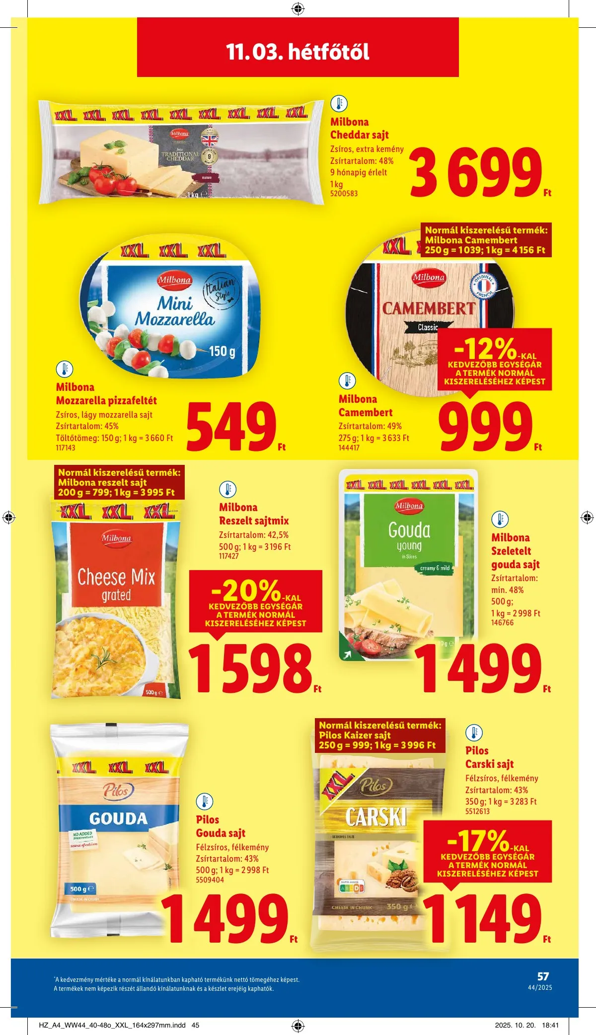 Lidl akciós újság 10.30–11.05 – 57. oldal