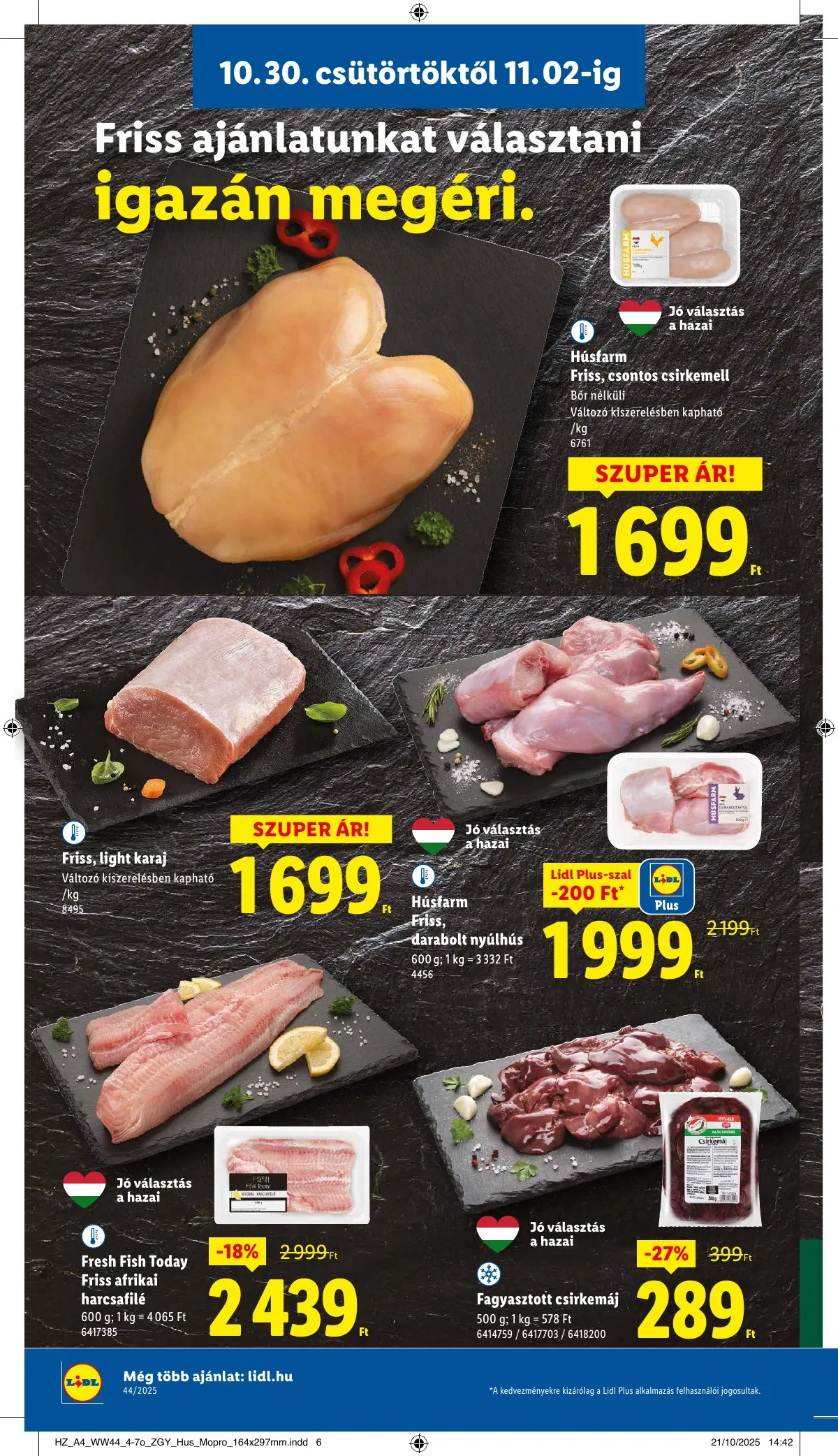 Lidl akciós újság 10.30–11.05 – 6. oldal