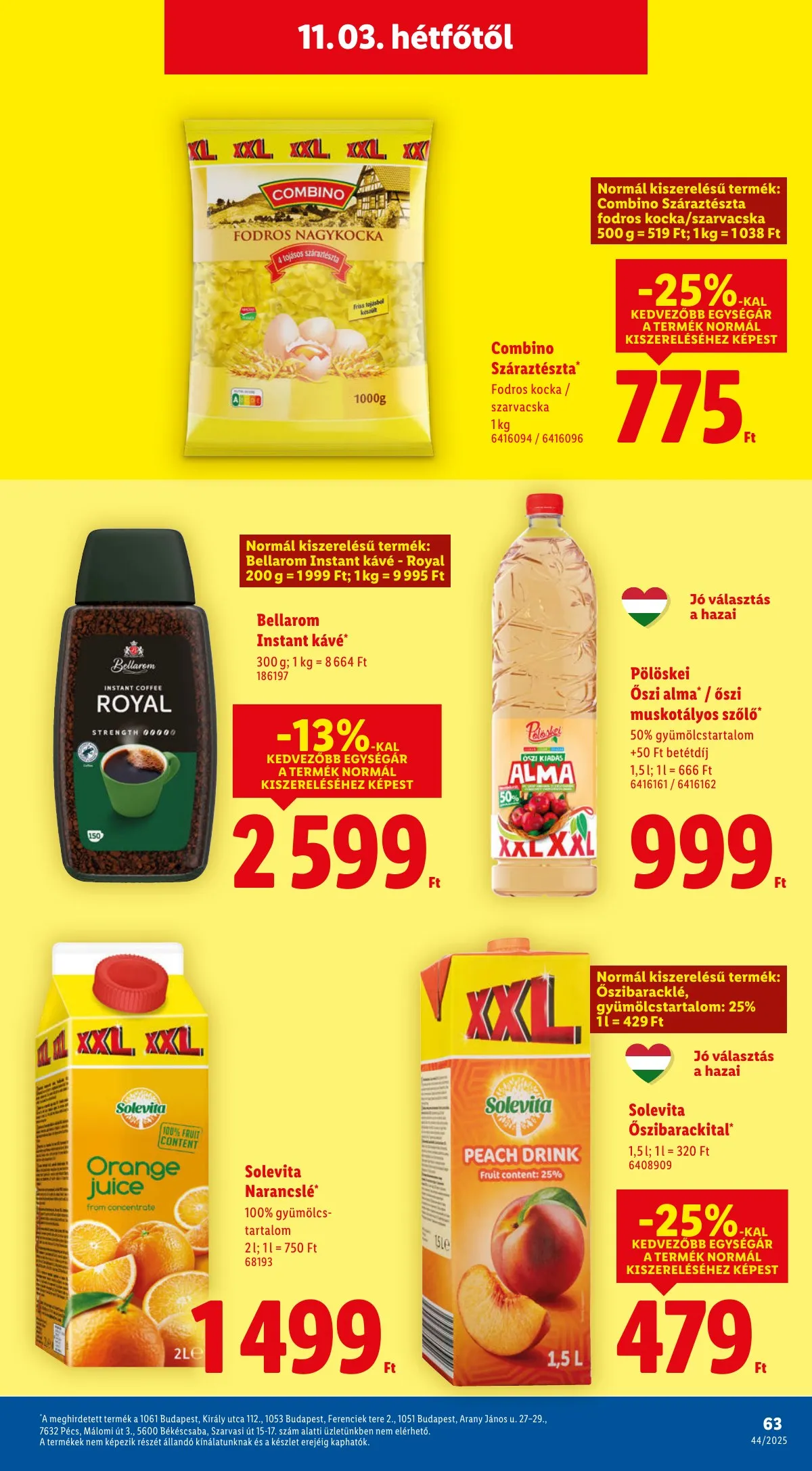 Lidl akciós újság 10.30–11.05 – 63. oldal