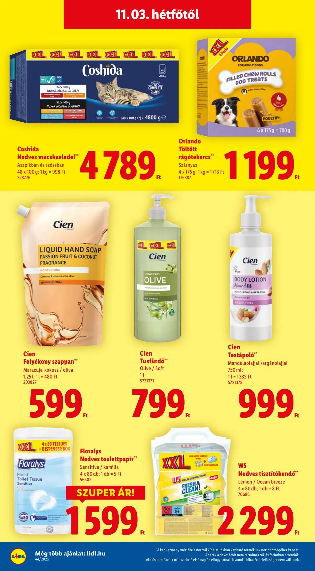 Lidl akciós újság 10.30–11.05 – 64. oldal