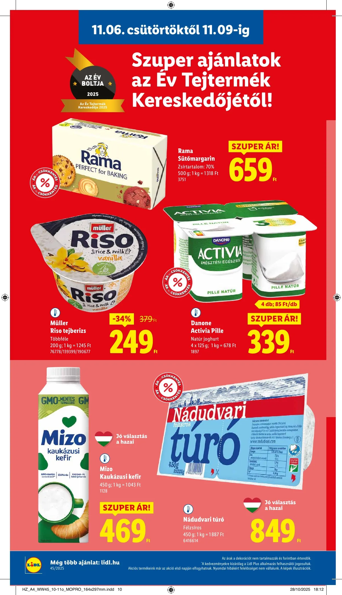 Lidl akciós újság 11.06–11.12 – 10. oldal