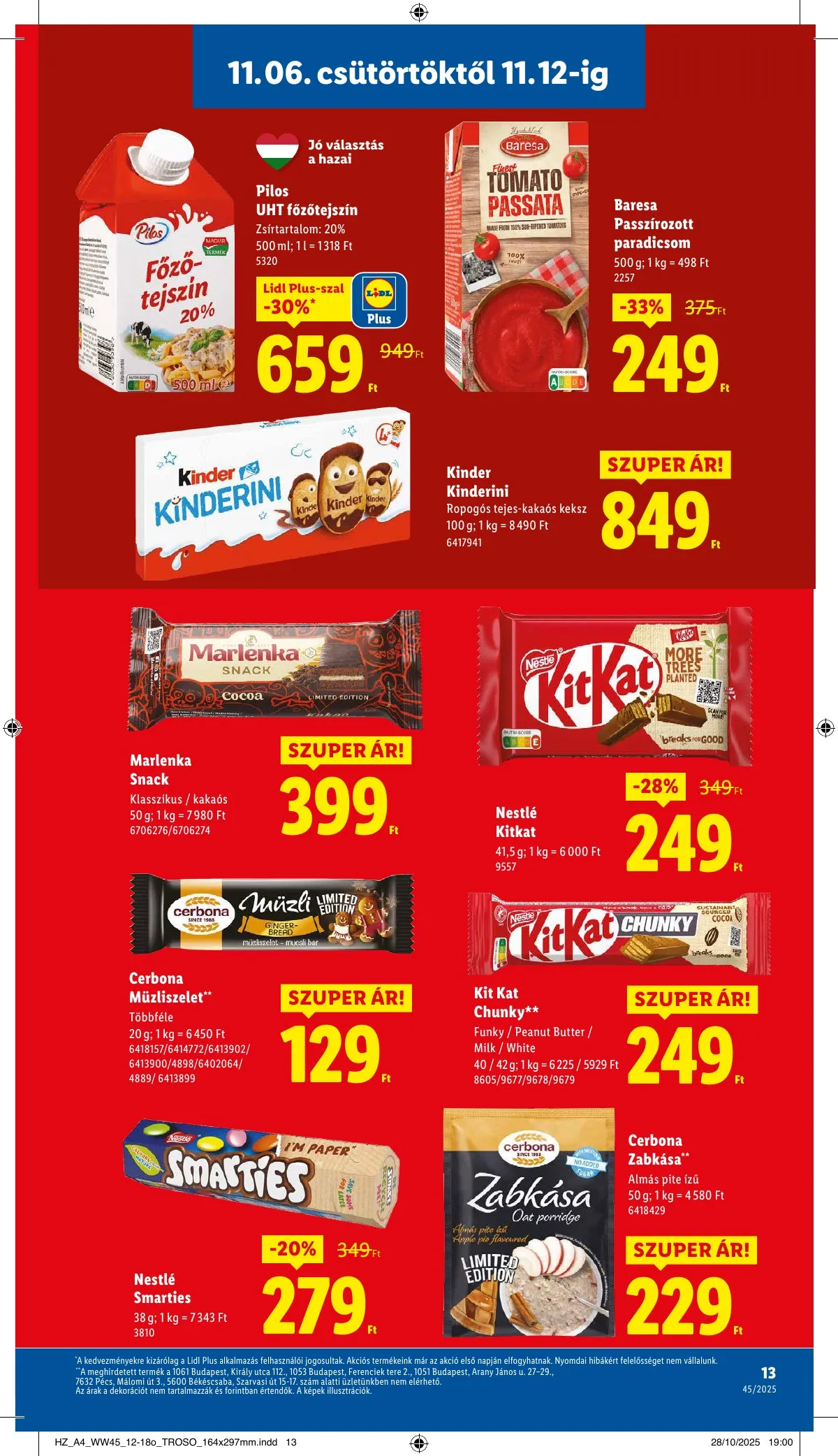 Lidl akciós újság 11.06–11.12 – 13. oldal