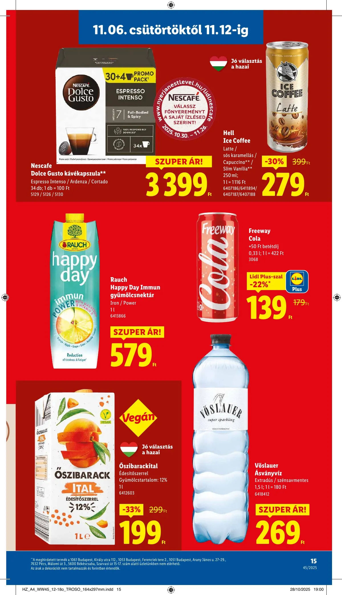 Lidl akciós újság 11.06–11.12 – 15. oldal