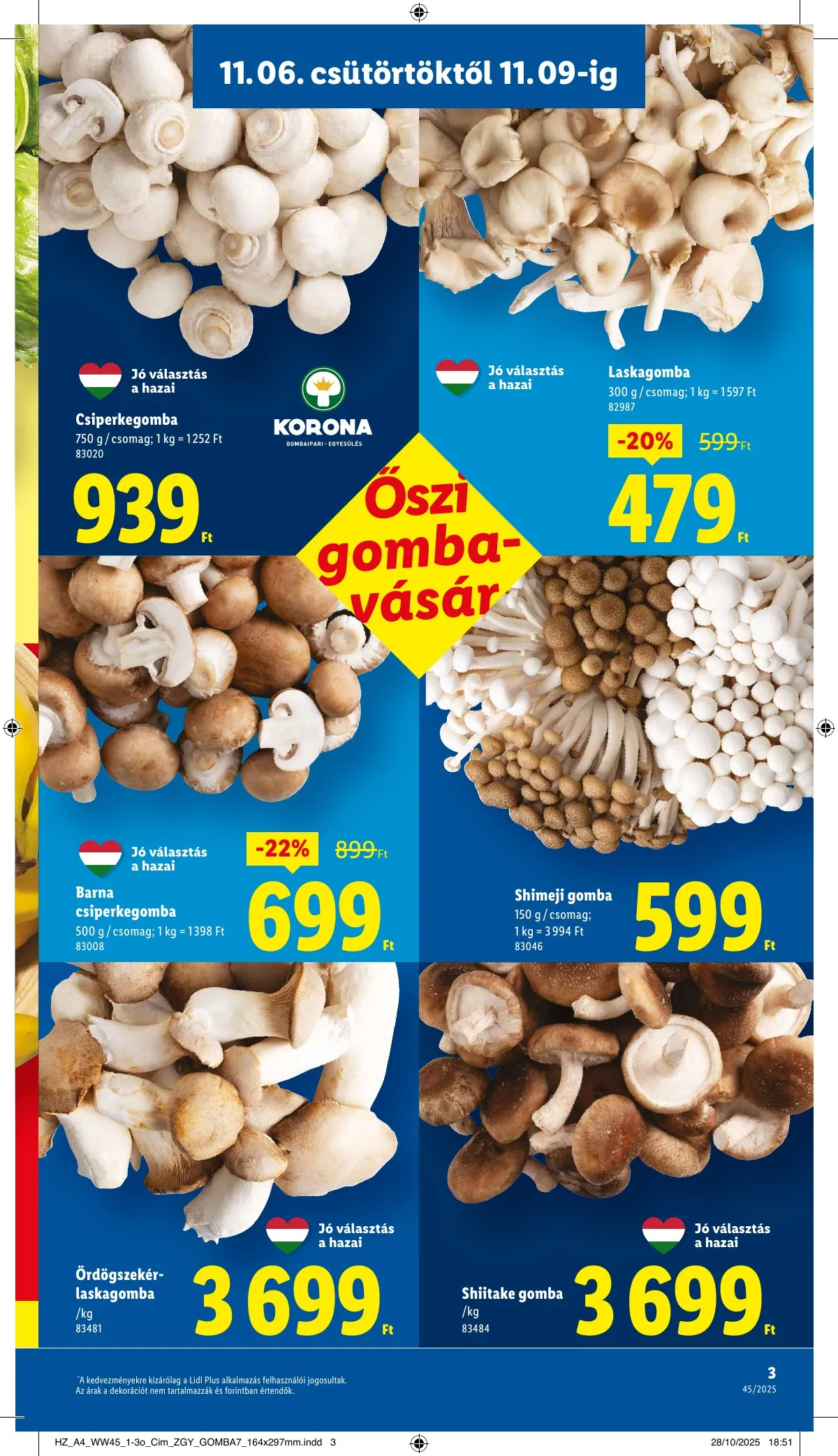 Lidl akciós újság 11.06–11.12 – 3. oldal