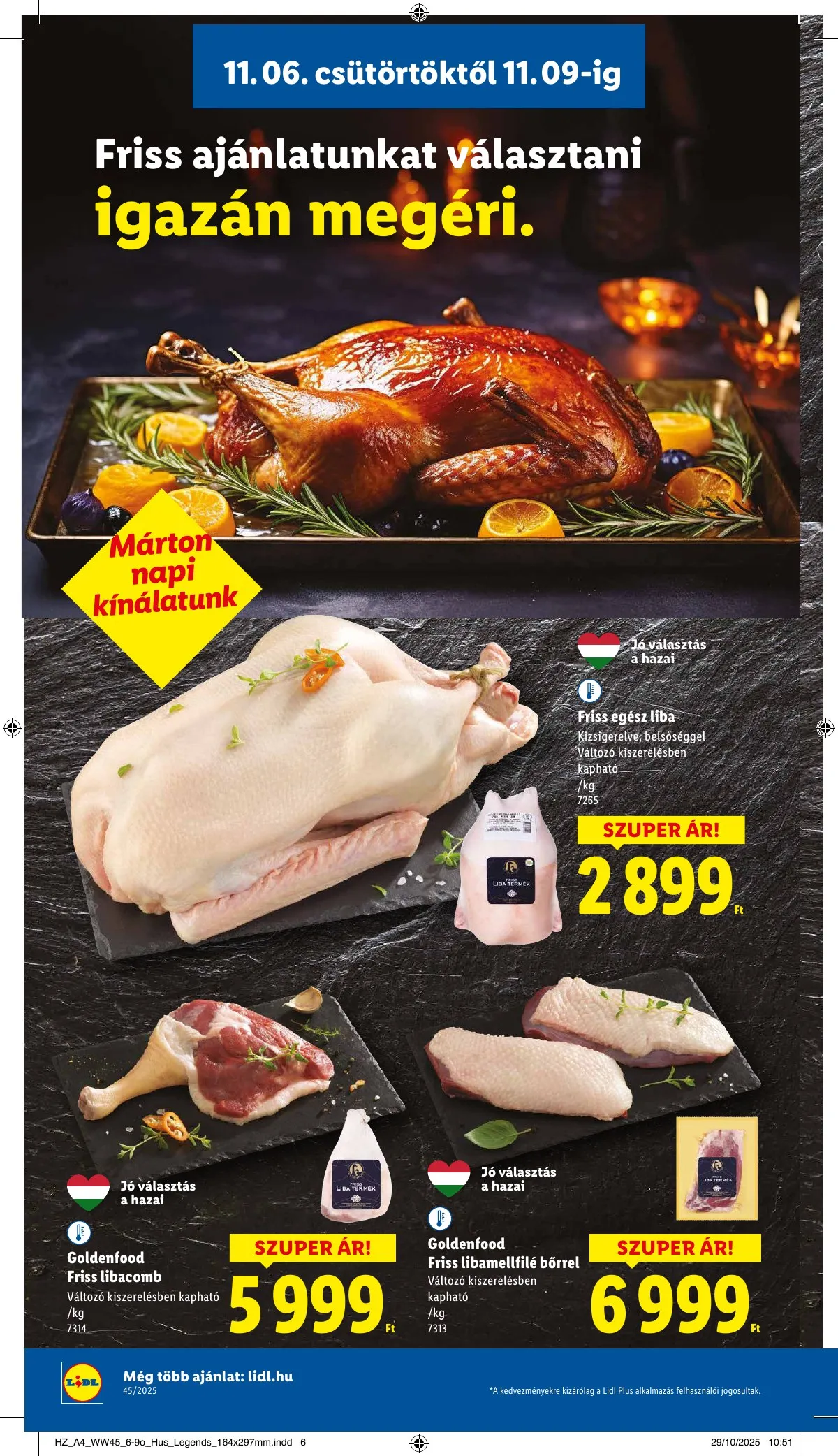 Lidl akciós újság 11.06–11.12 – 6. oldal