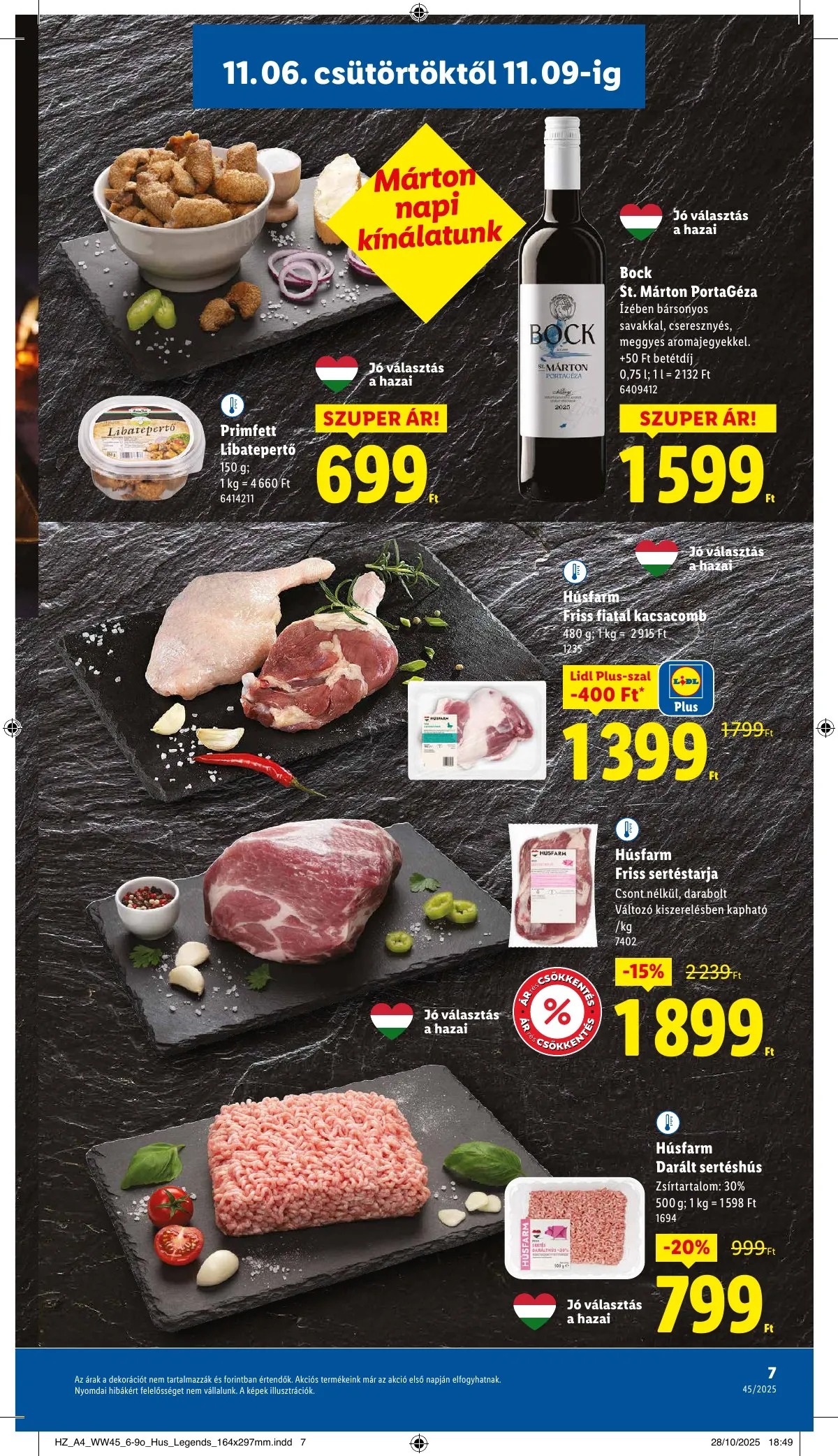 Lidl akciós újság 11.06–11.12 – 7. oldal