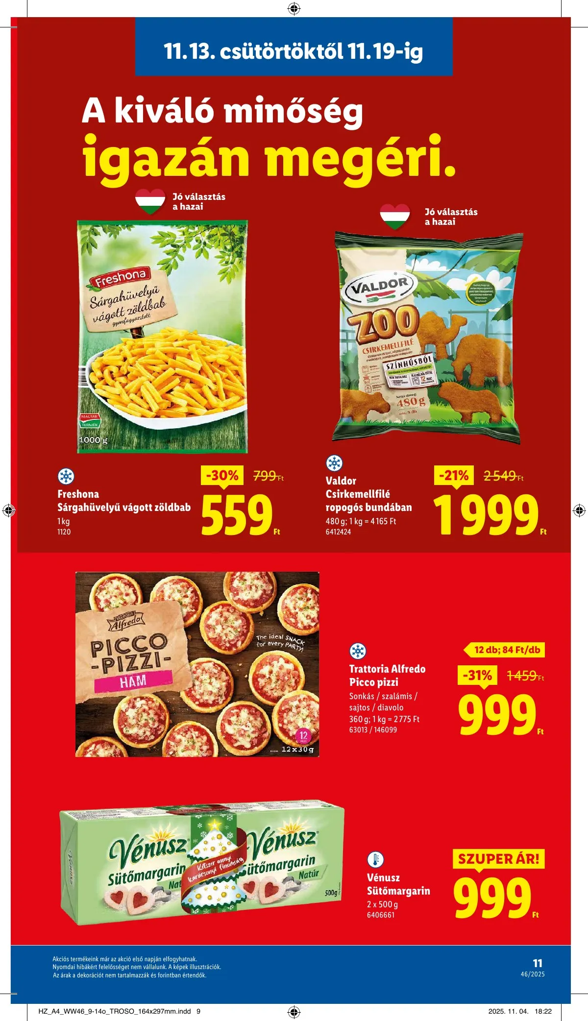 Lidl akciós újság 11.13–11.19 – 11. oldal