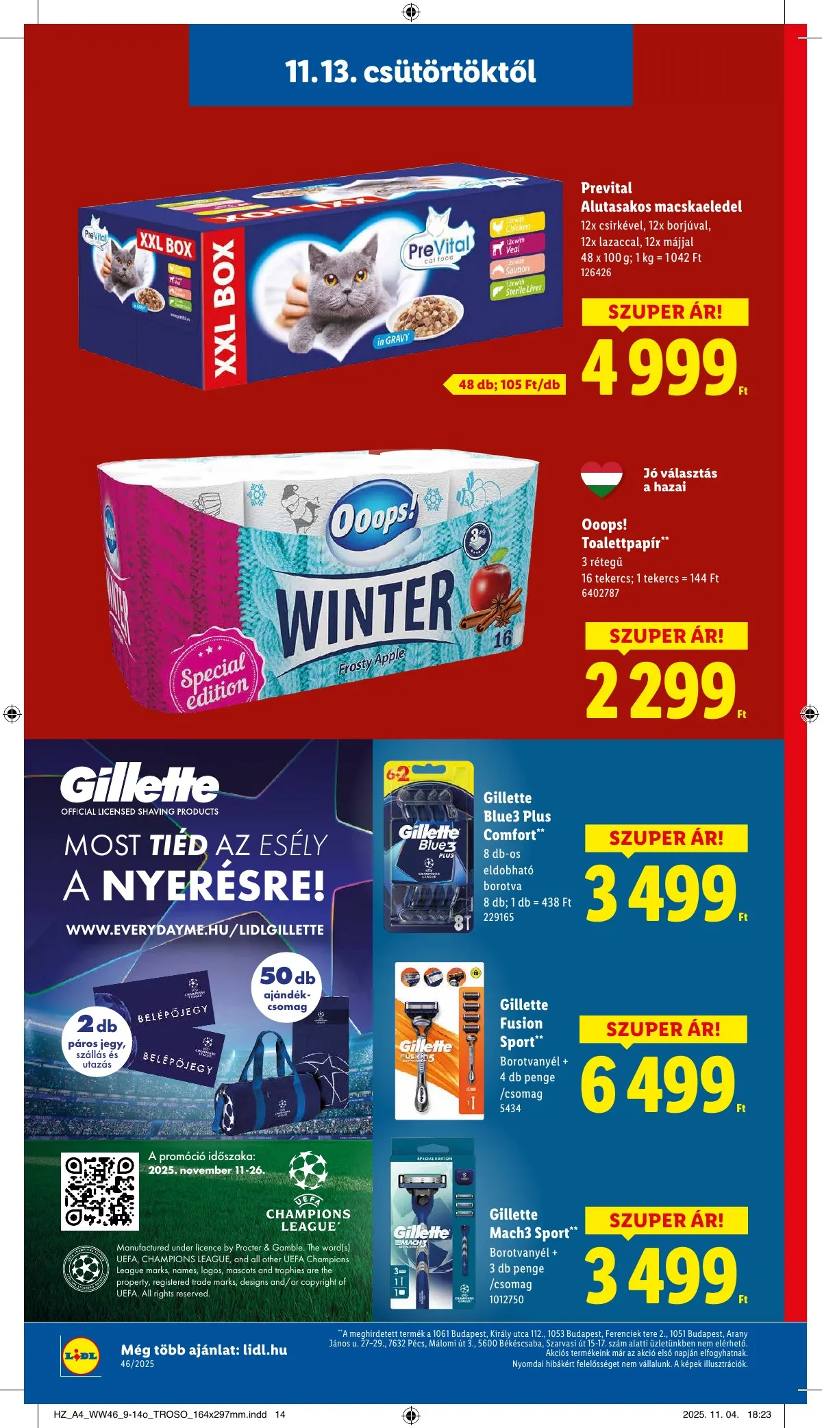 Lidl akciós újság 11.13–11.19 – 18. oldal