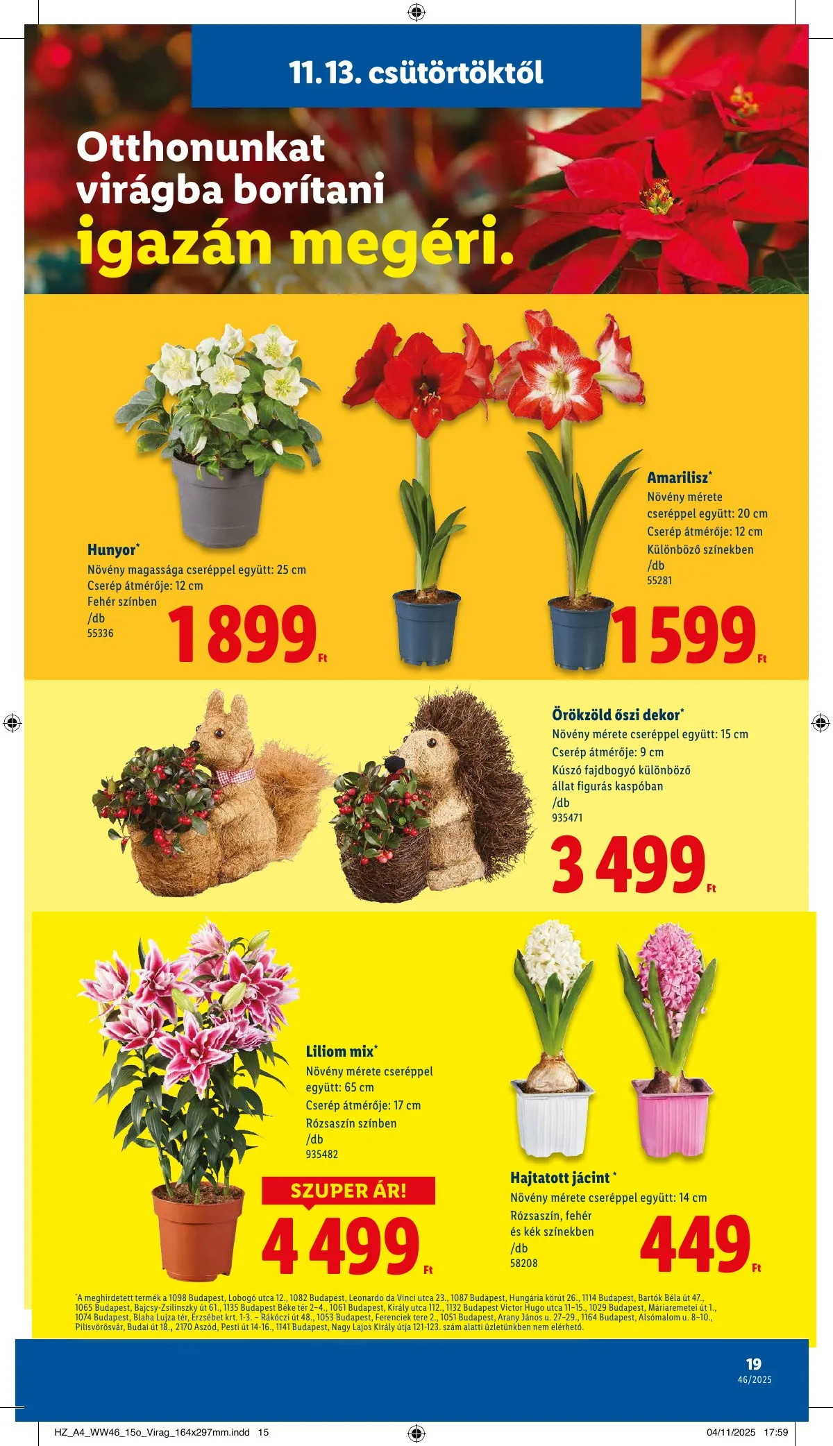 Lidl akciós újság 11.13–11.19 – 19. oldal