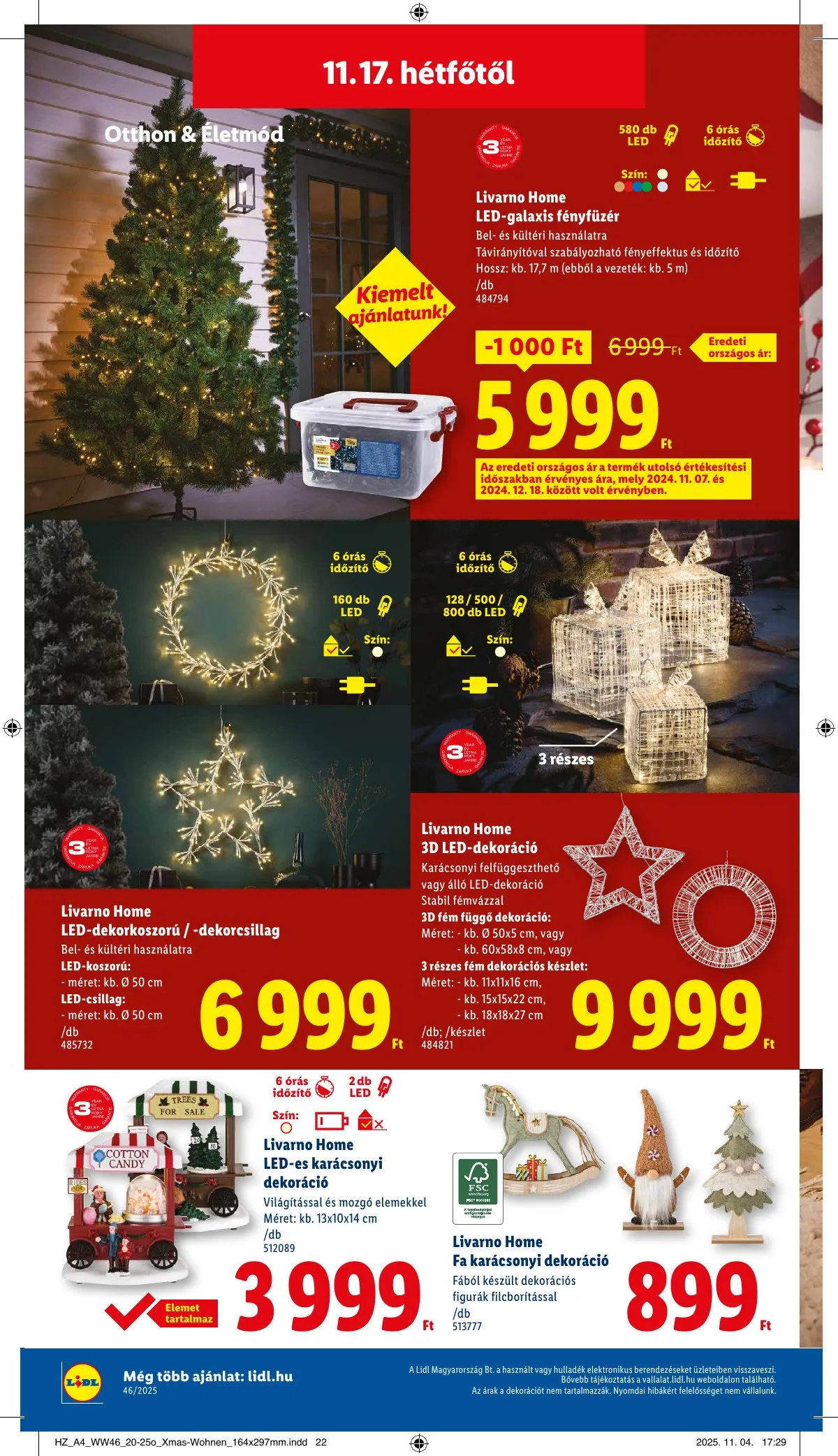 Lidl akciós újság 11.13–11.19 – 34. oldal