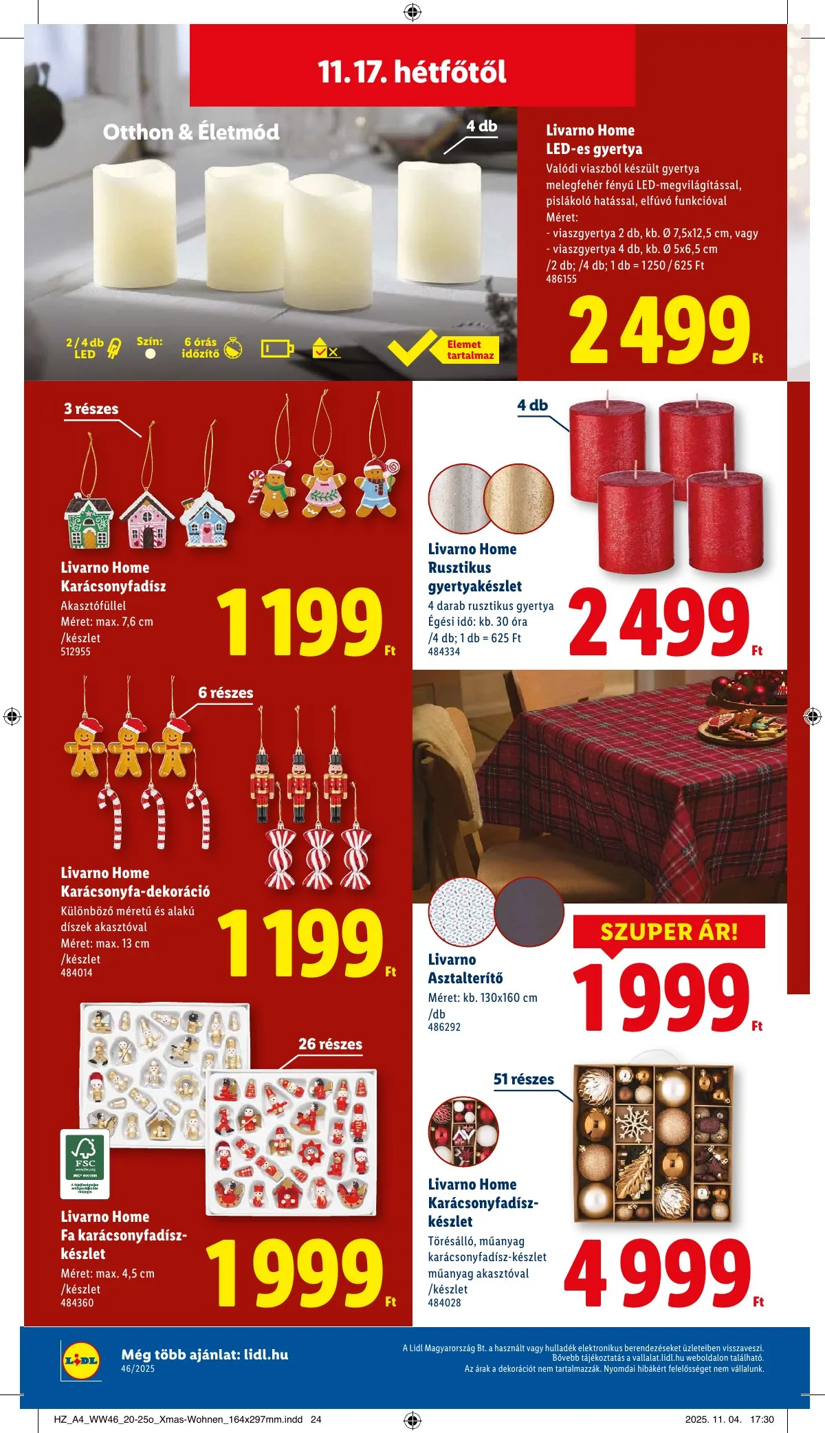 Lidl akciós újság 11.13–11.19 – 36. oldal