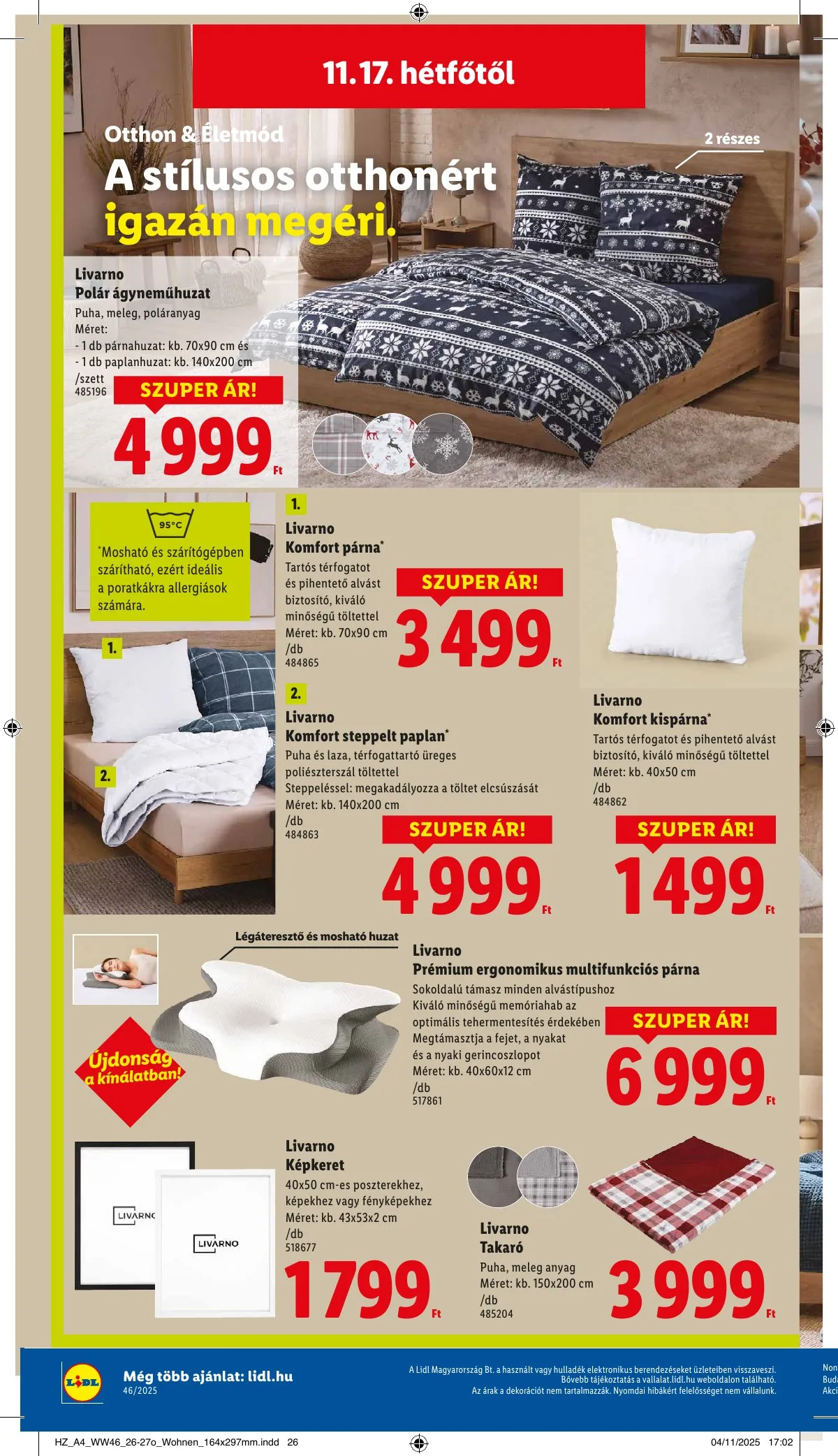 Lidl akciós újság 11.13–11.19 – 38. oldal