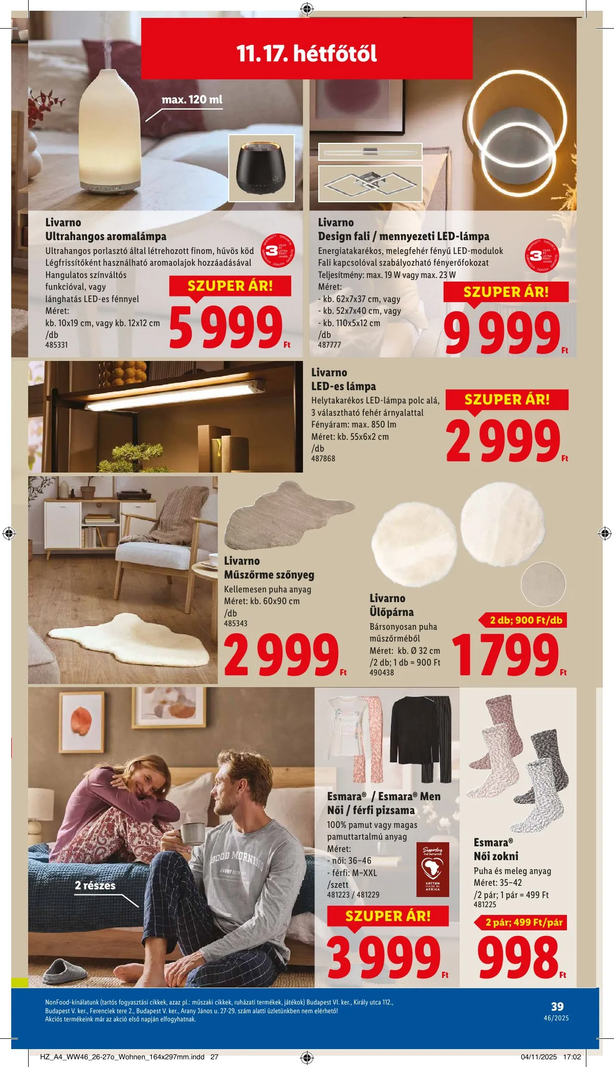Lidl akciós újság 11.13–11.19 – 39. oldal