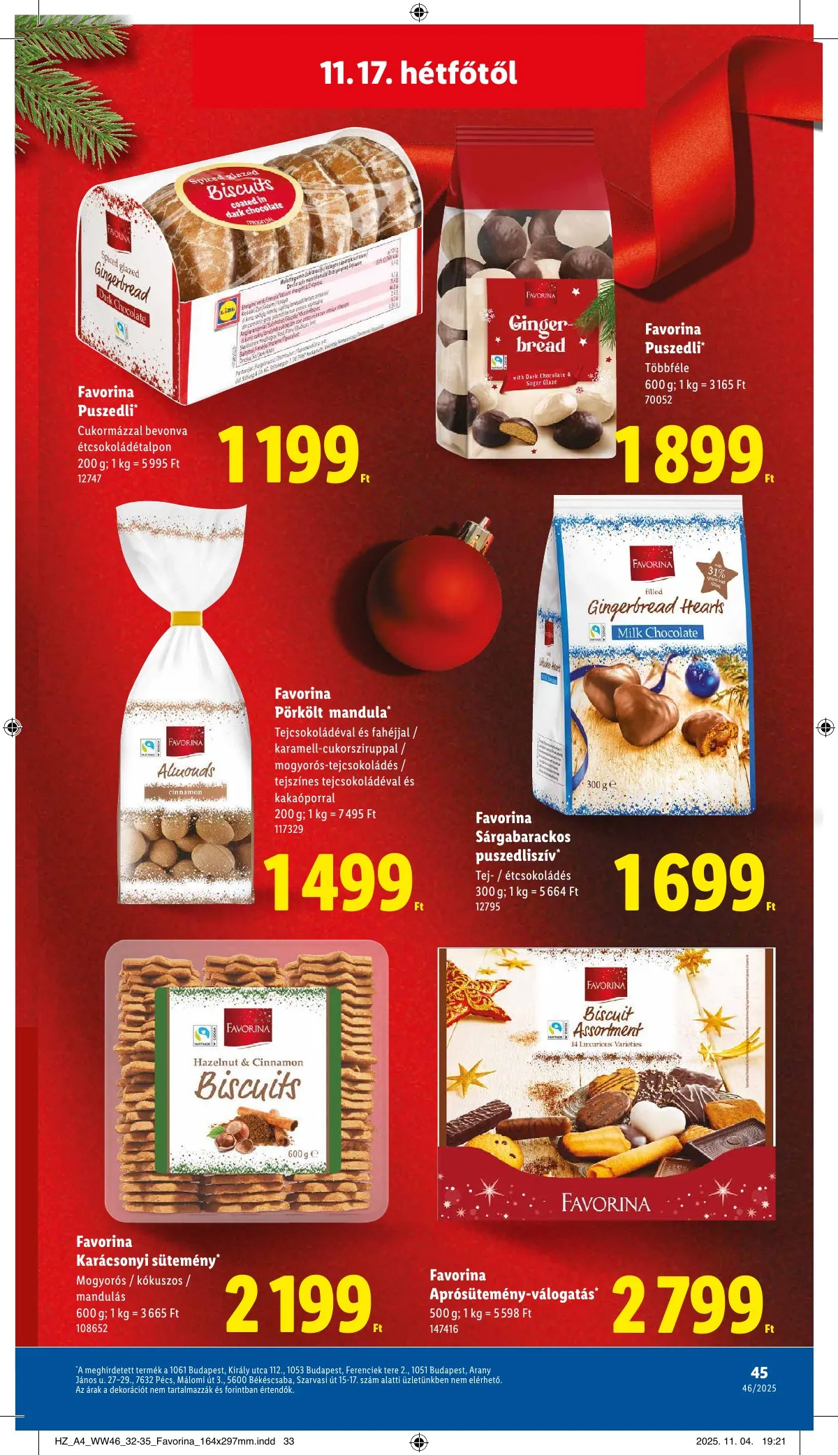 Lidl akciós újság 11.13–11.19 – 45. oldal