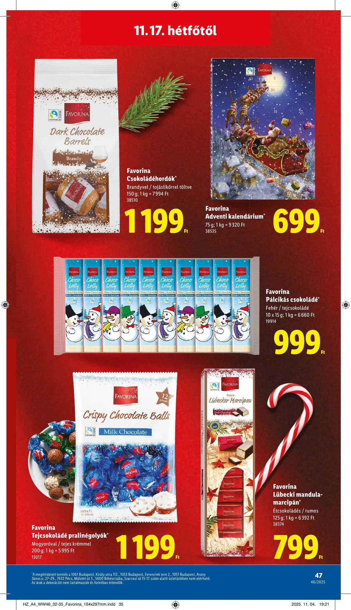 Lidl akciós újság 11.13–11.19 – 47. oldal