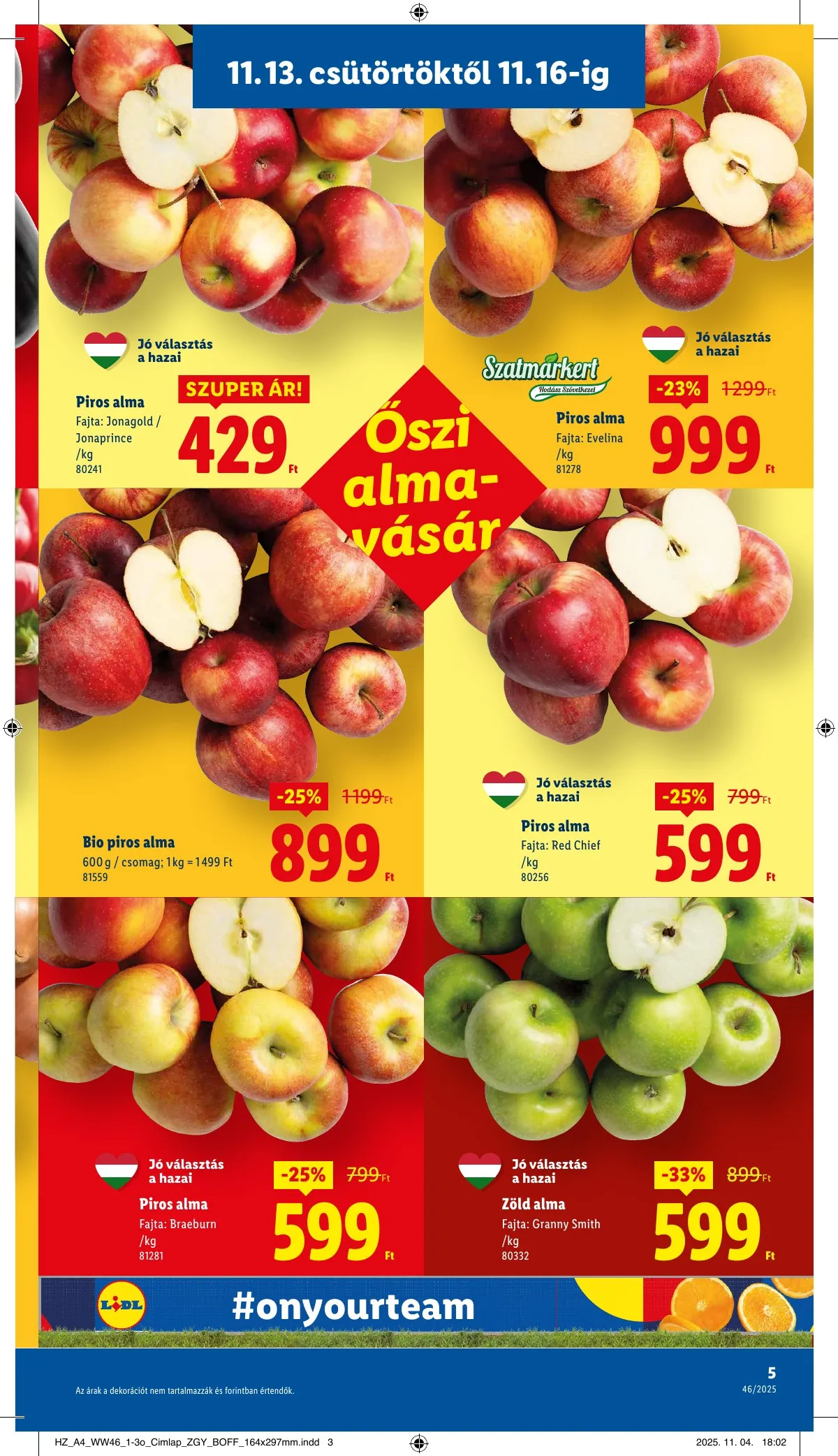 Lidl akciós újság 11.13–11.19 – 5. oldal