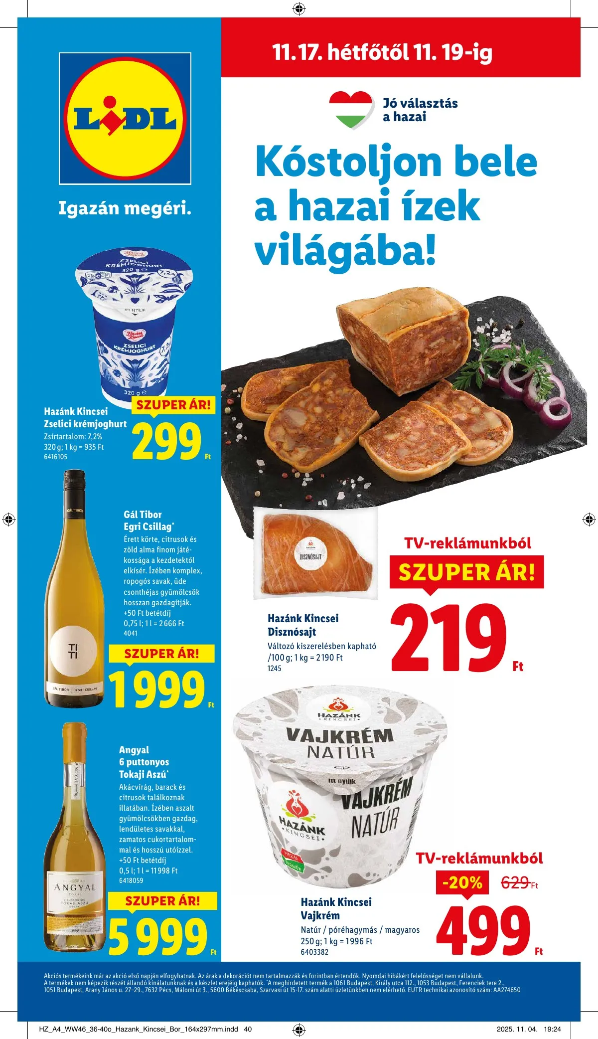 Lidl akciós újság 11.13–11.19 – 52. oldal