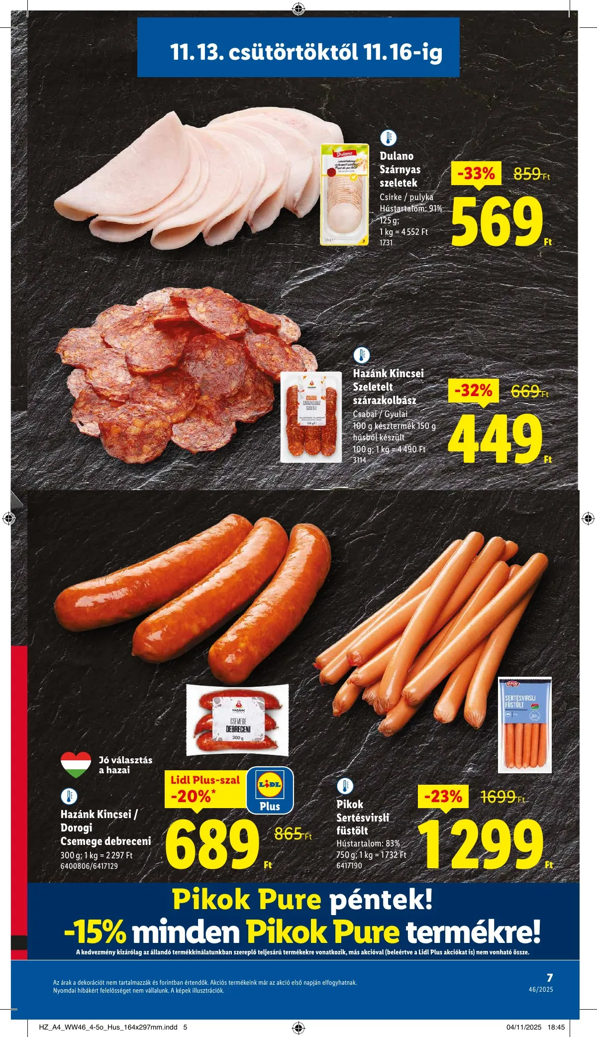 Lidl akciós újság 11.13–11.19 – 7. oldal