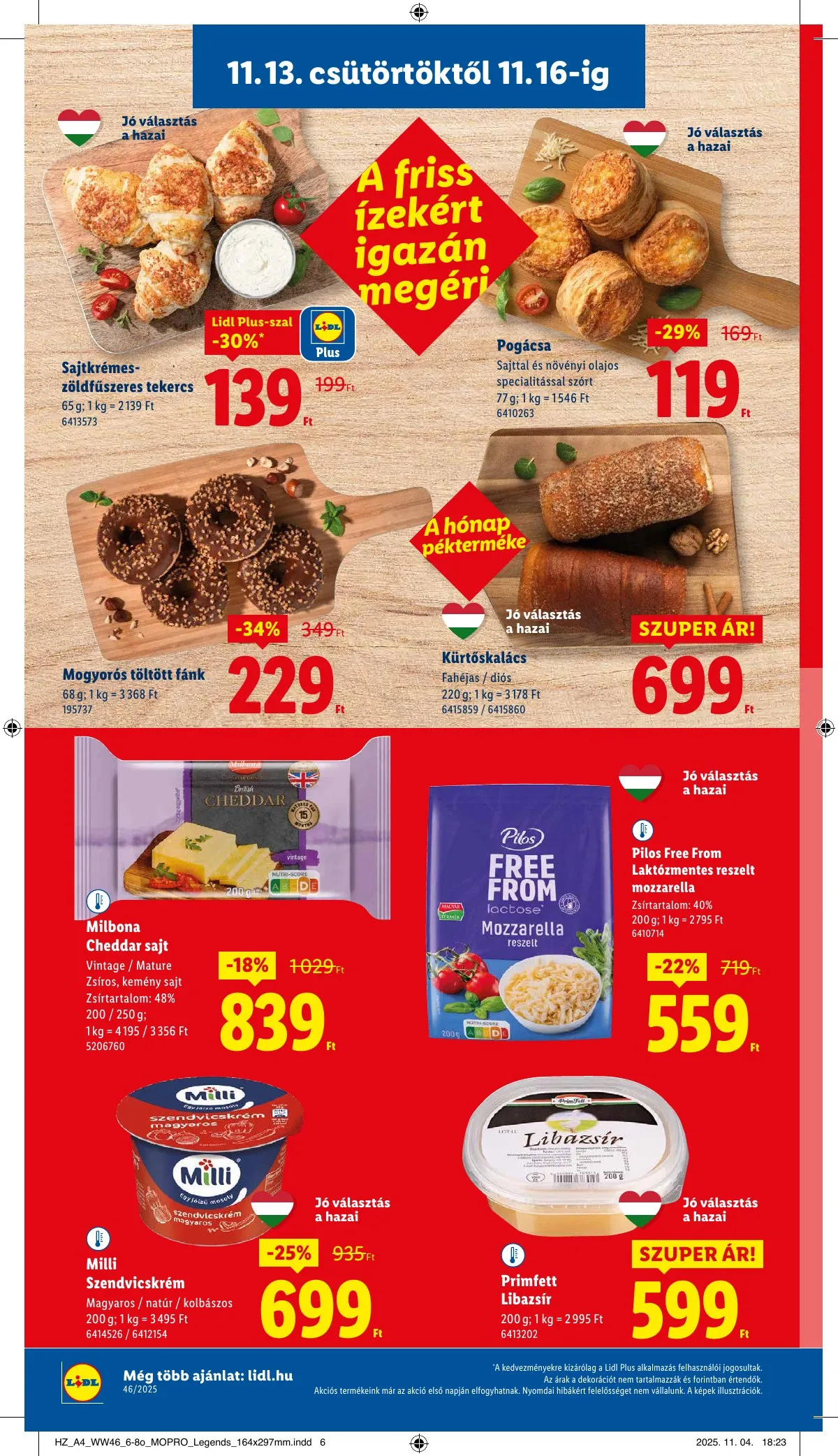 Lidl akciós újság 11.13–11.19 – 8. oldal