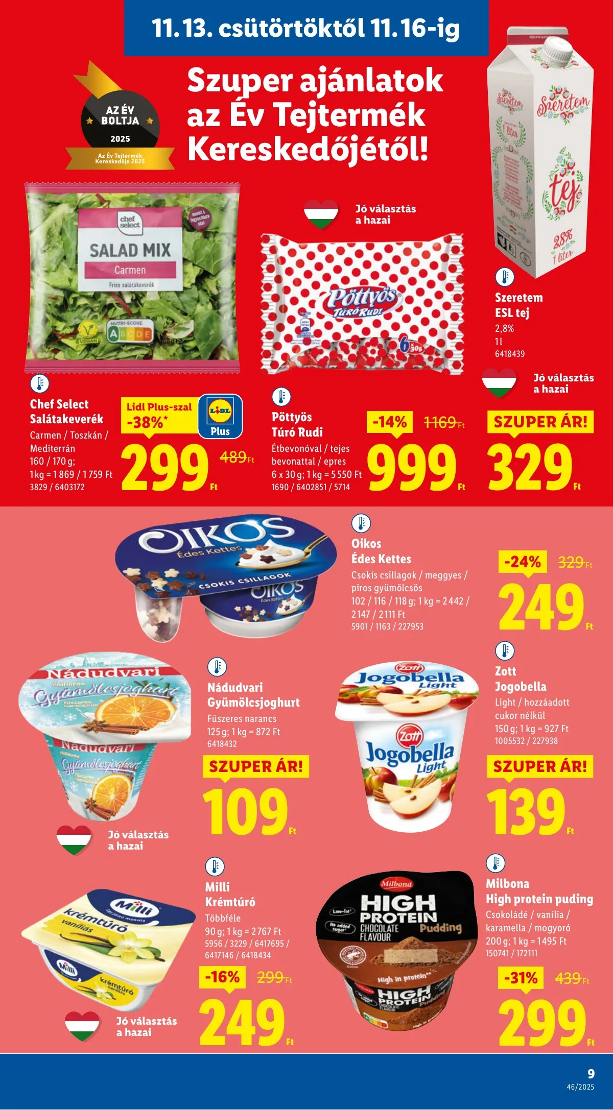 Lidl akciós újság 11.13–11.19 – 9. oldal