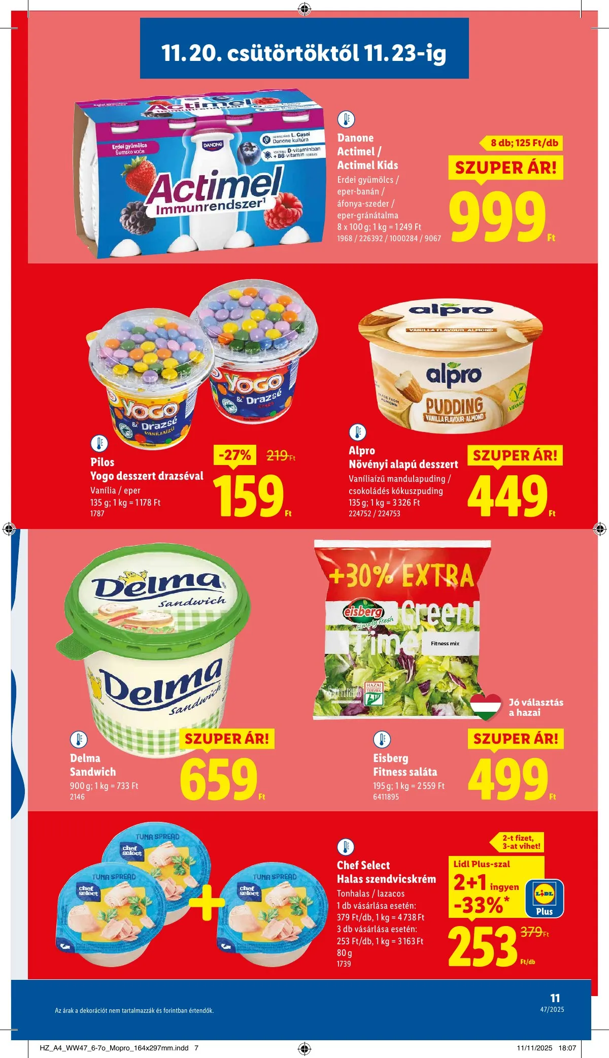 Lidl akciós újság 11.20–11.26 – 11. oldal