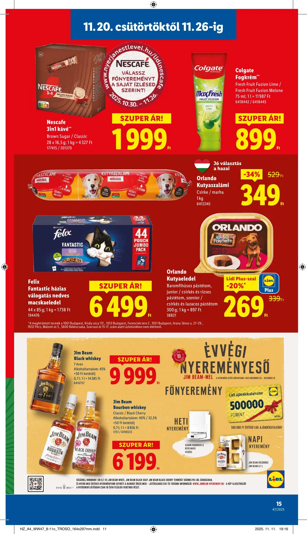 Lidl akciós újság 11.20–11.26 – 15. oldal
