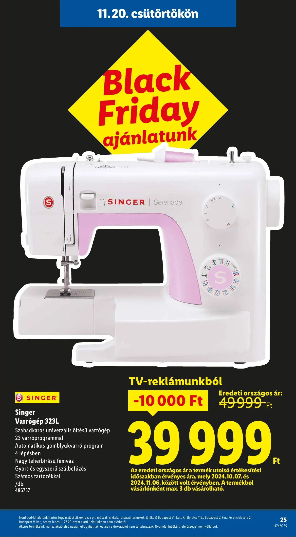 Lidl akciós újság 11.20–11.26 – 25. oldal