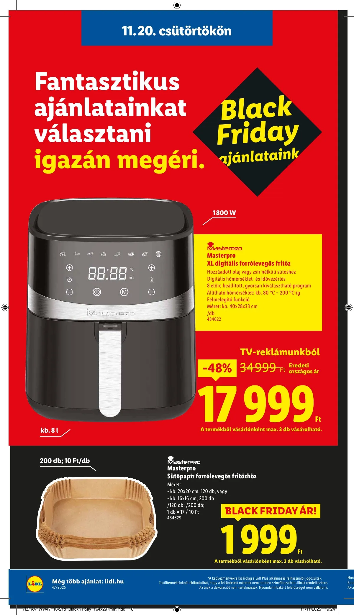 Lidl akciós újság 11.20–11.26 – 26. oldal