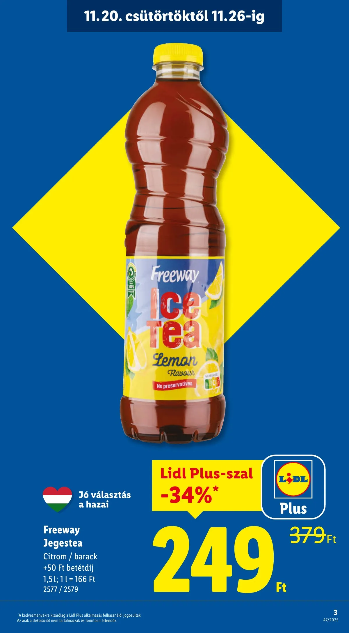 Lidl akciós újság 11.20–11.26 – 3. oldal