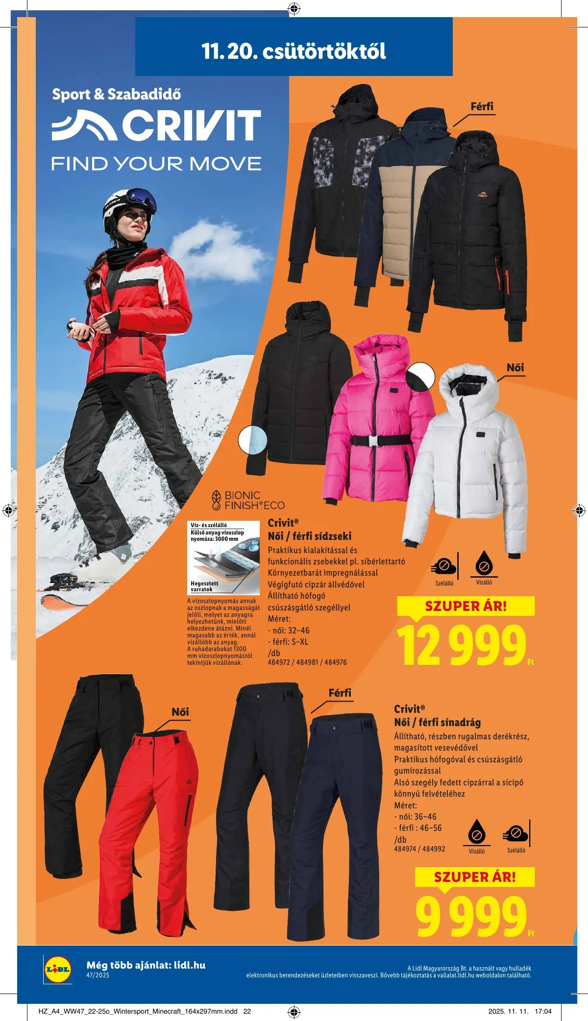 Lidl akciós újság 11.20–11.26 – 32. oldal