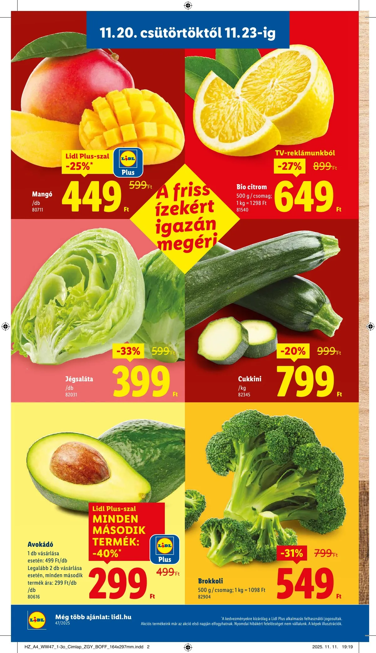 Lidl akciós újság 11.20–11.26 – 4. oldal