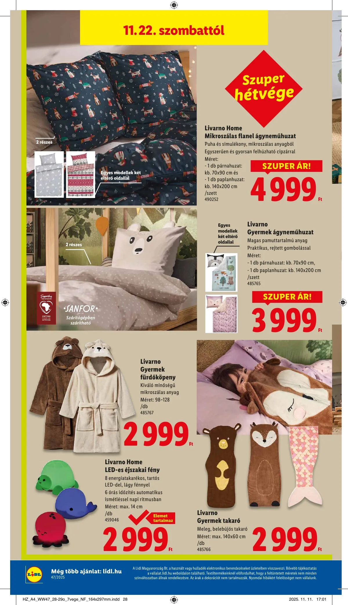 Lidl akciós újság 11.20–11.26 – 40. oldal