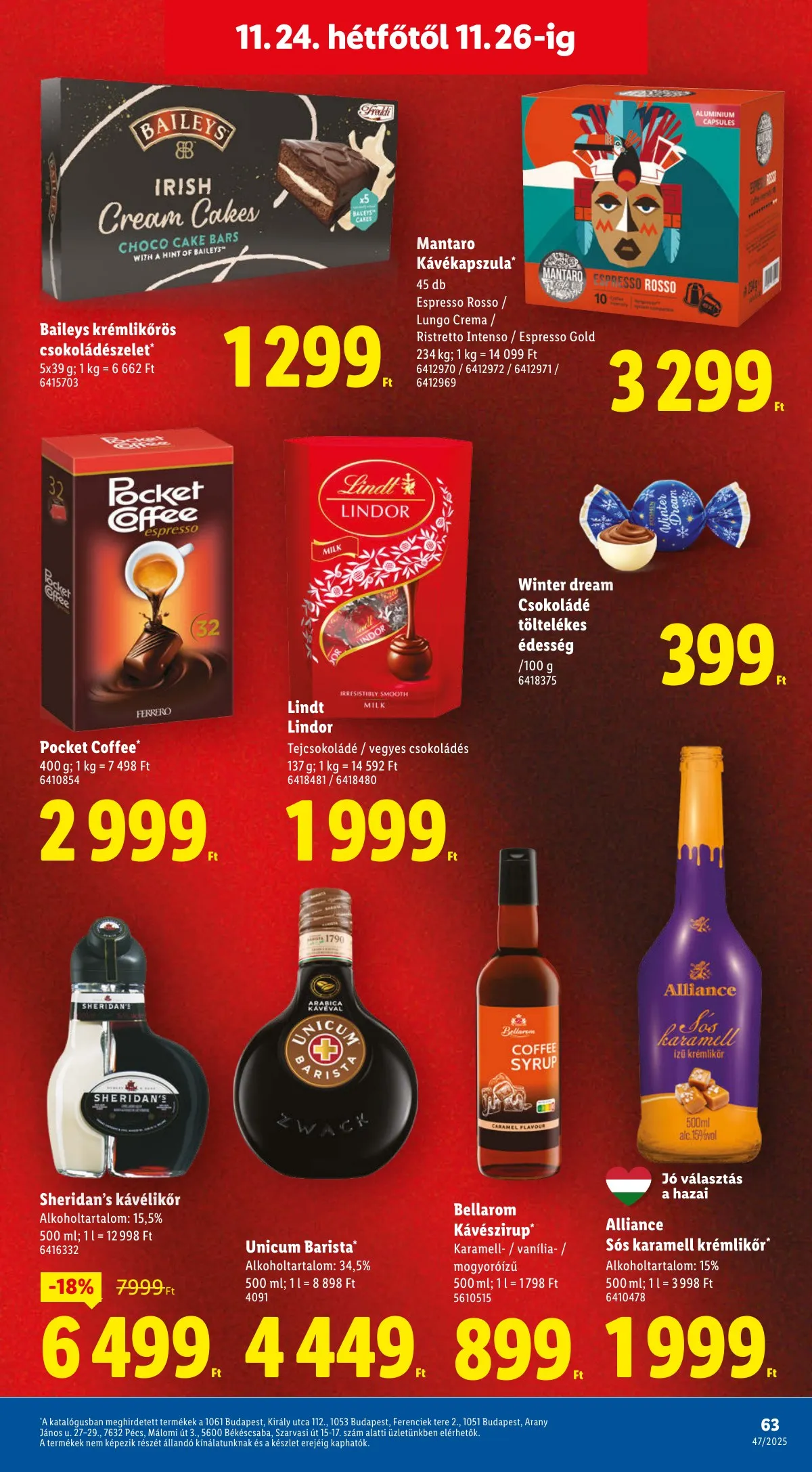 Lidl akciós újság 11.20–11.26 – 63. oldal