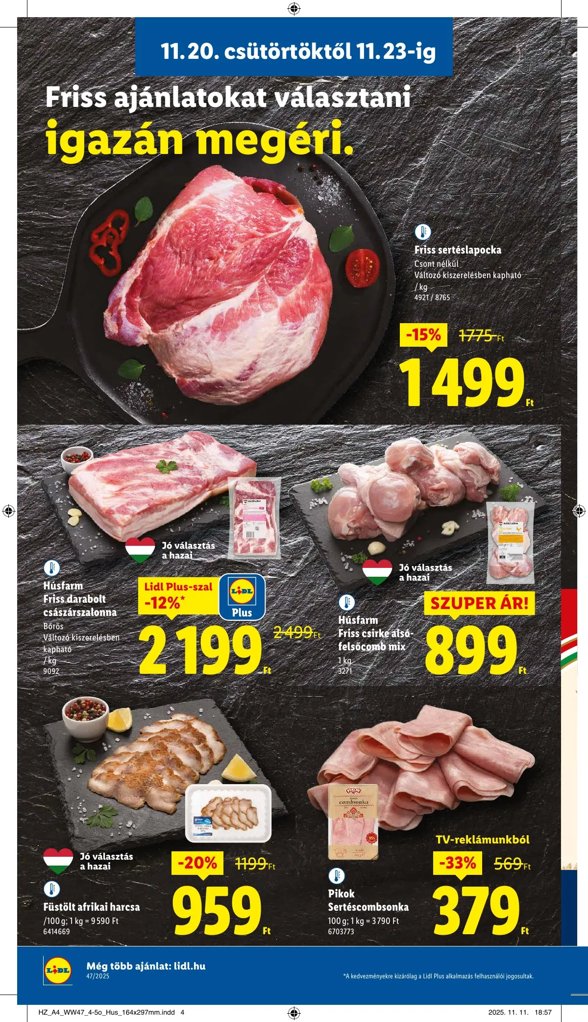 Lidl akciós újság 11.20–11.26 – 8. oldal