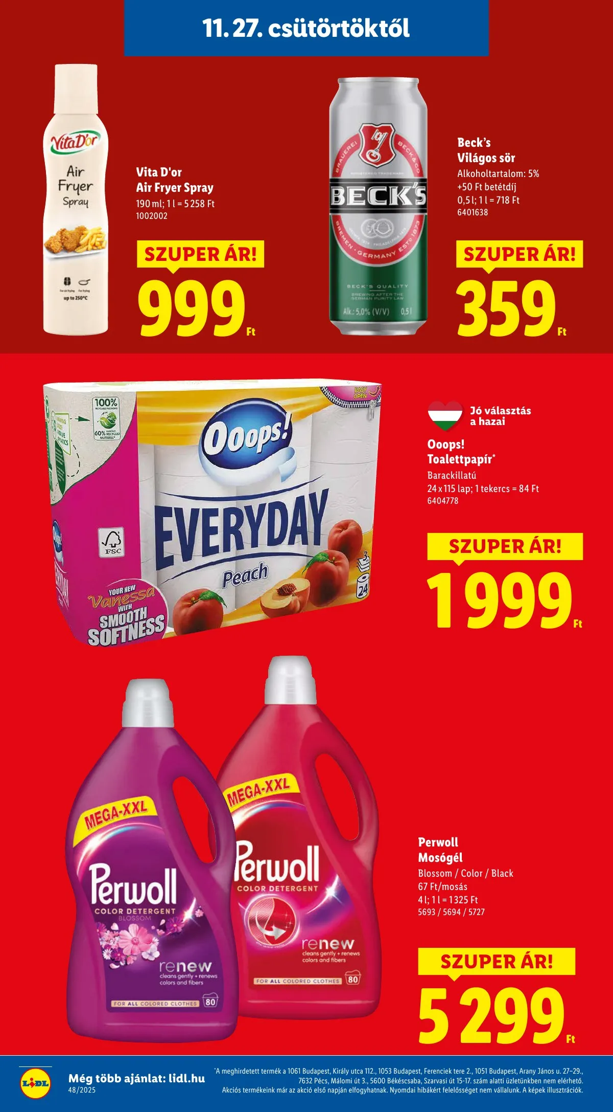 Lidl akciós újság 11.27–12.03 – 12. oldal