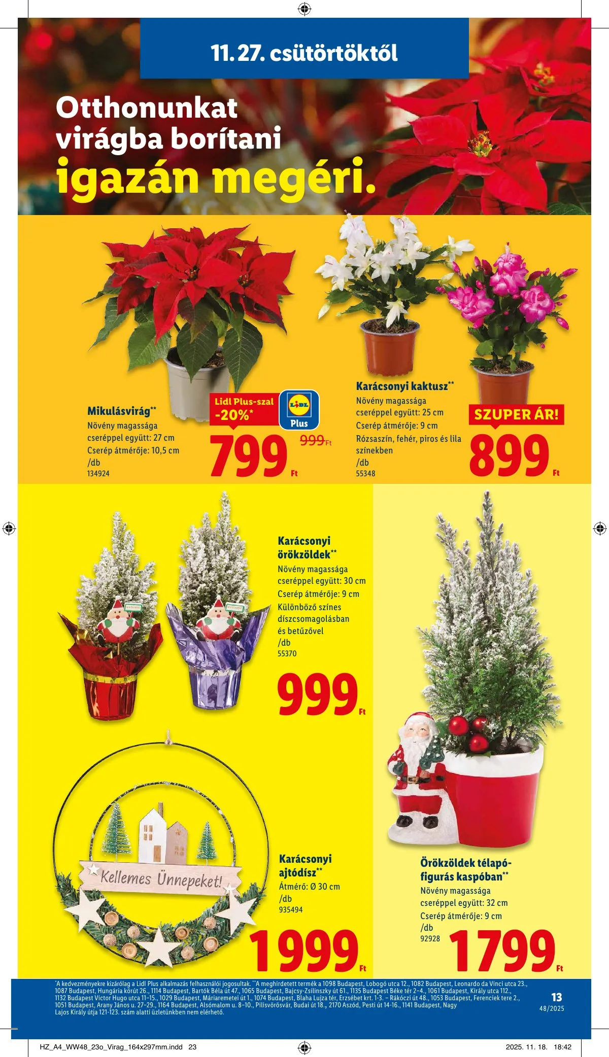 Lidl akciós újság 11.27–12.03 – 13. oldal