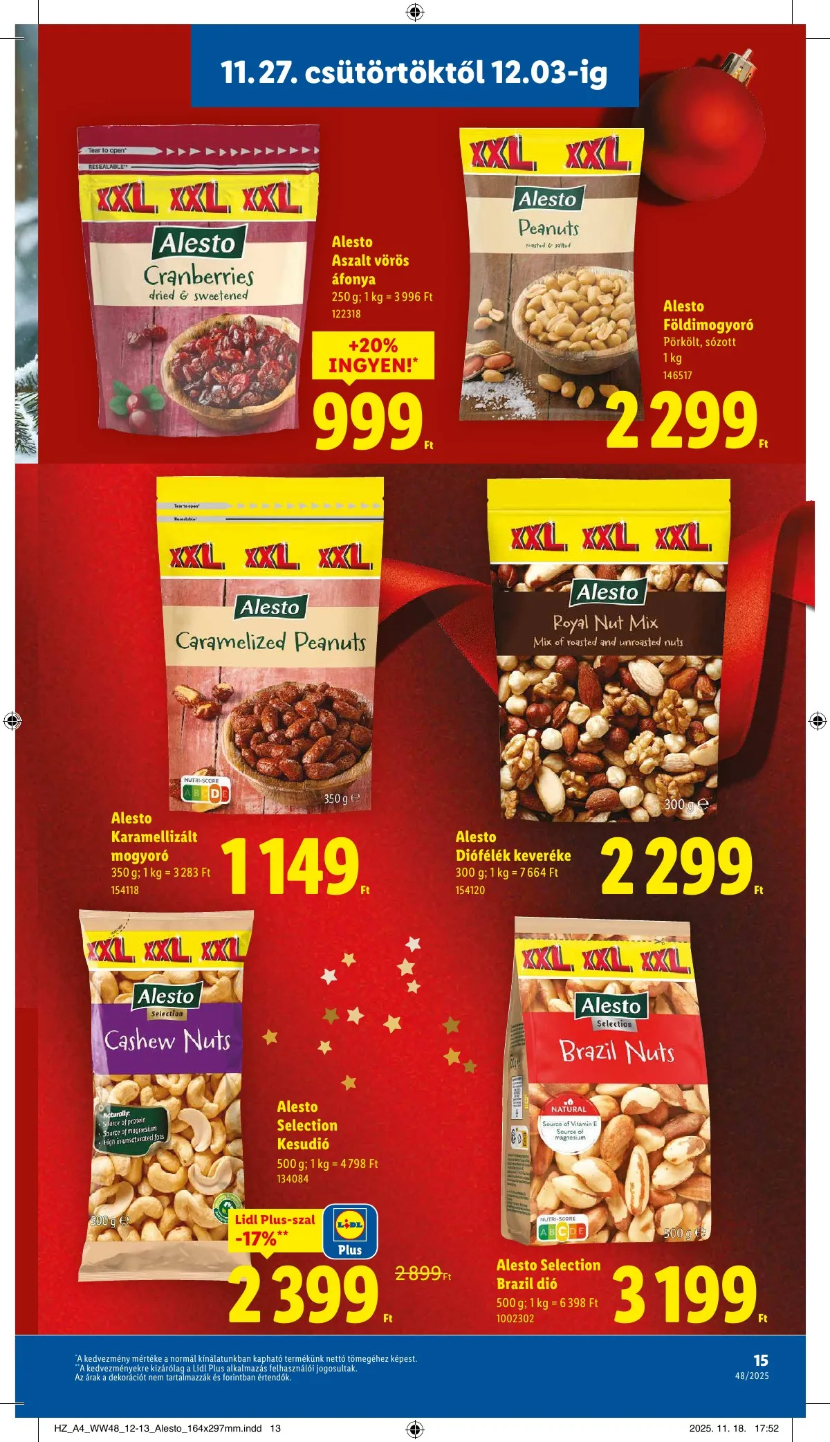 Lidl akciós újság 11.27–12.03 – 15. oldal