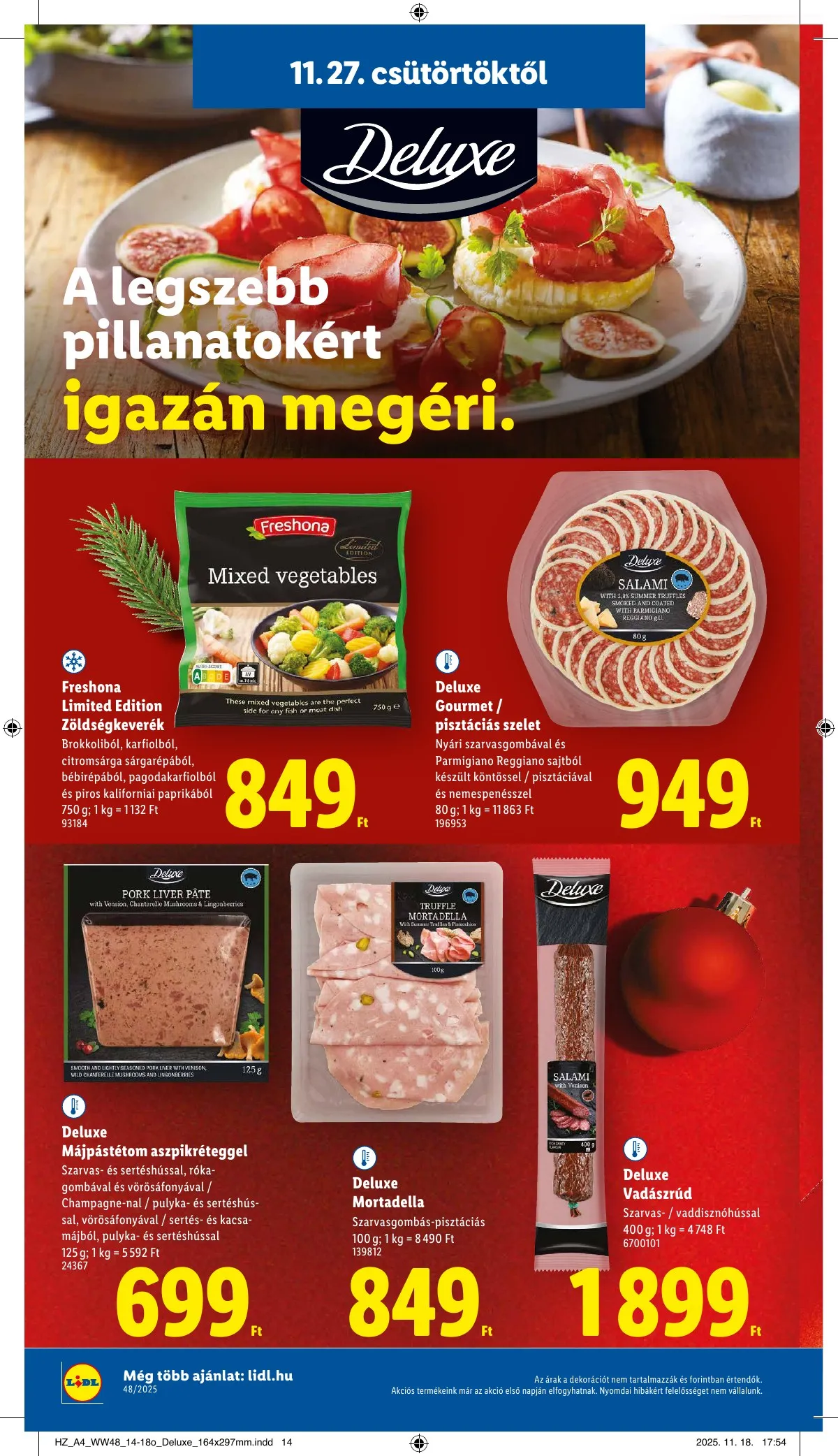 Lidl akciós újság 11.27–12.03 – 18. oldal