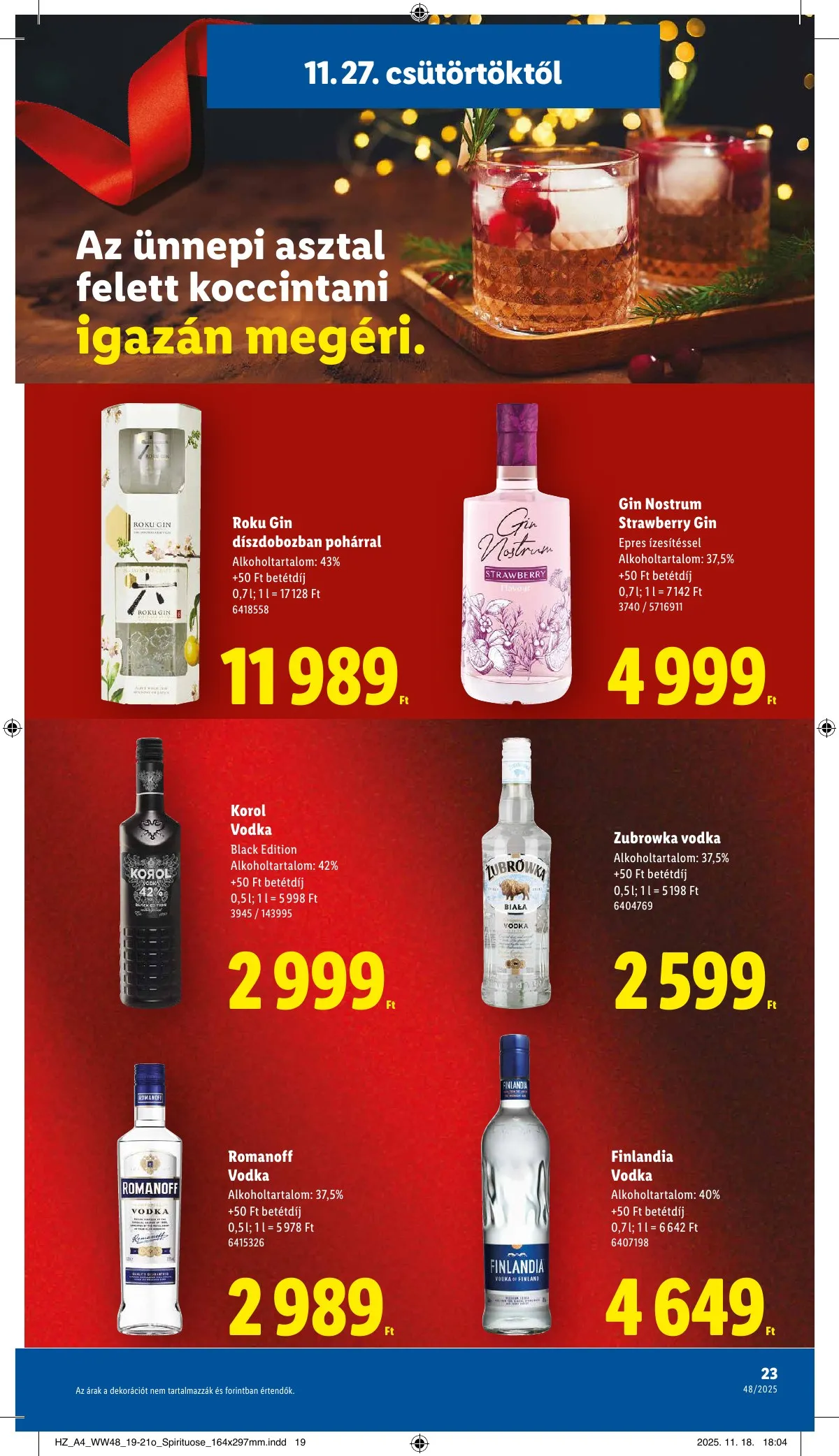 Lidl akciós újság 11.27–12.03 – 23. oldal
