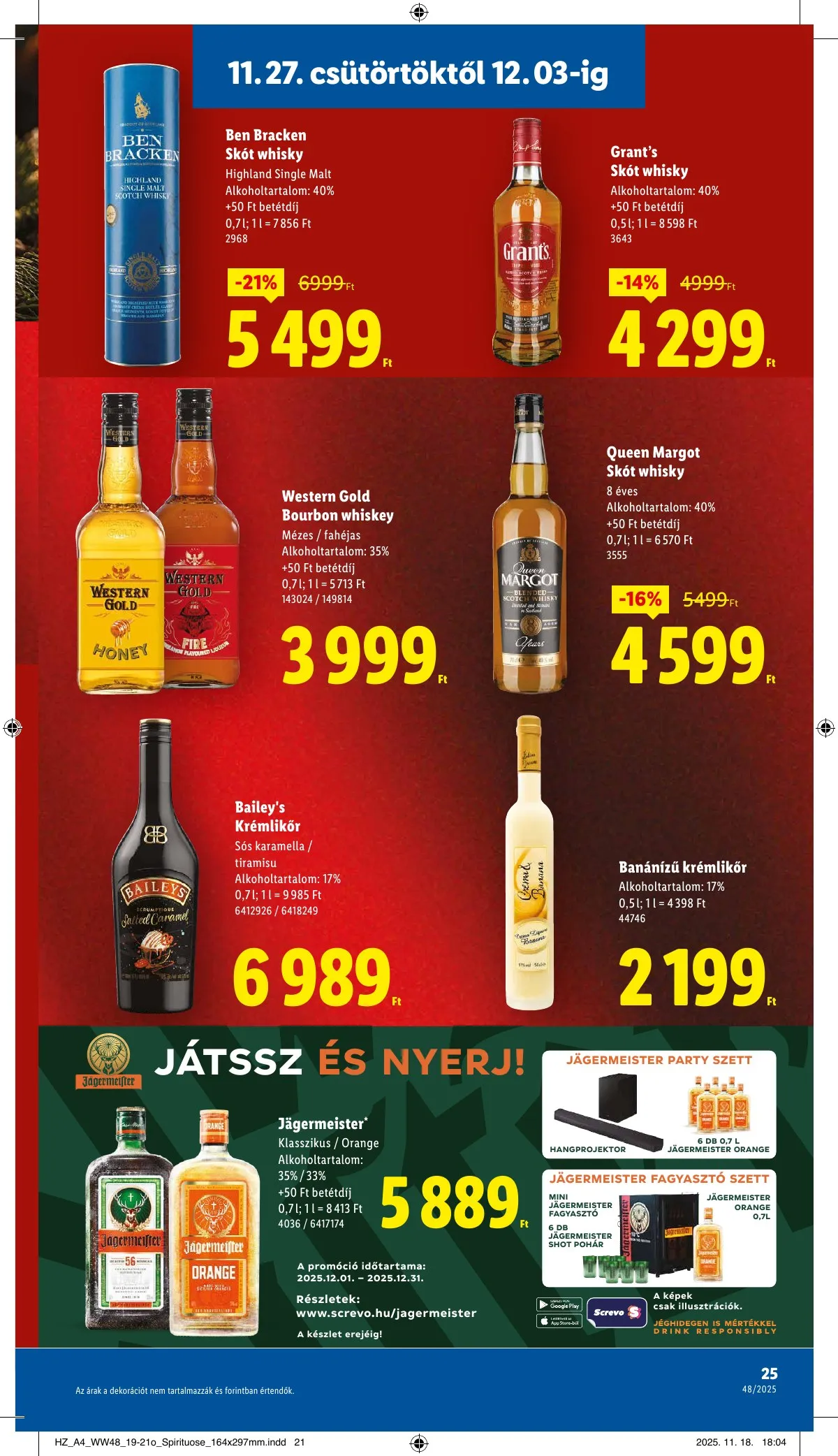 Lidl akciós újság 11.27–12.03 – 25. oldal