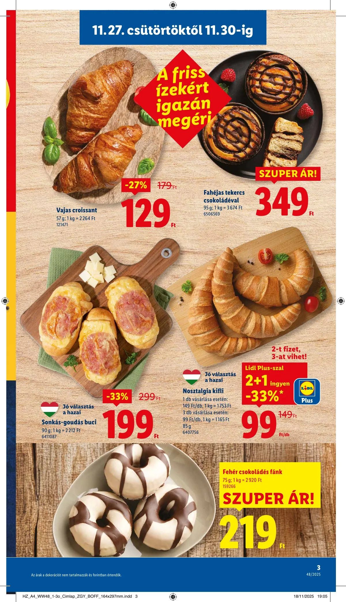 Lidl akciós újság 11.27–12.03 – 3. oldal