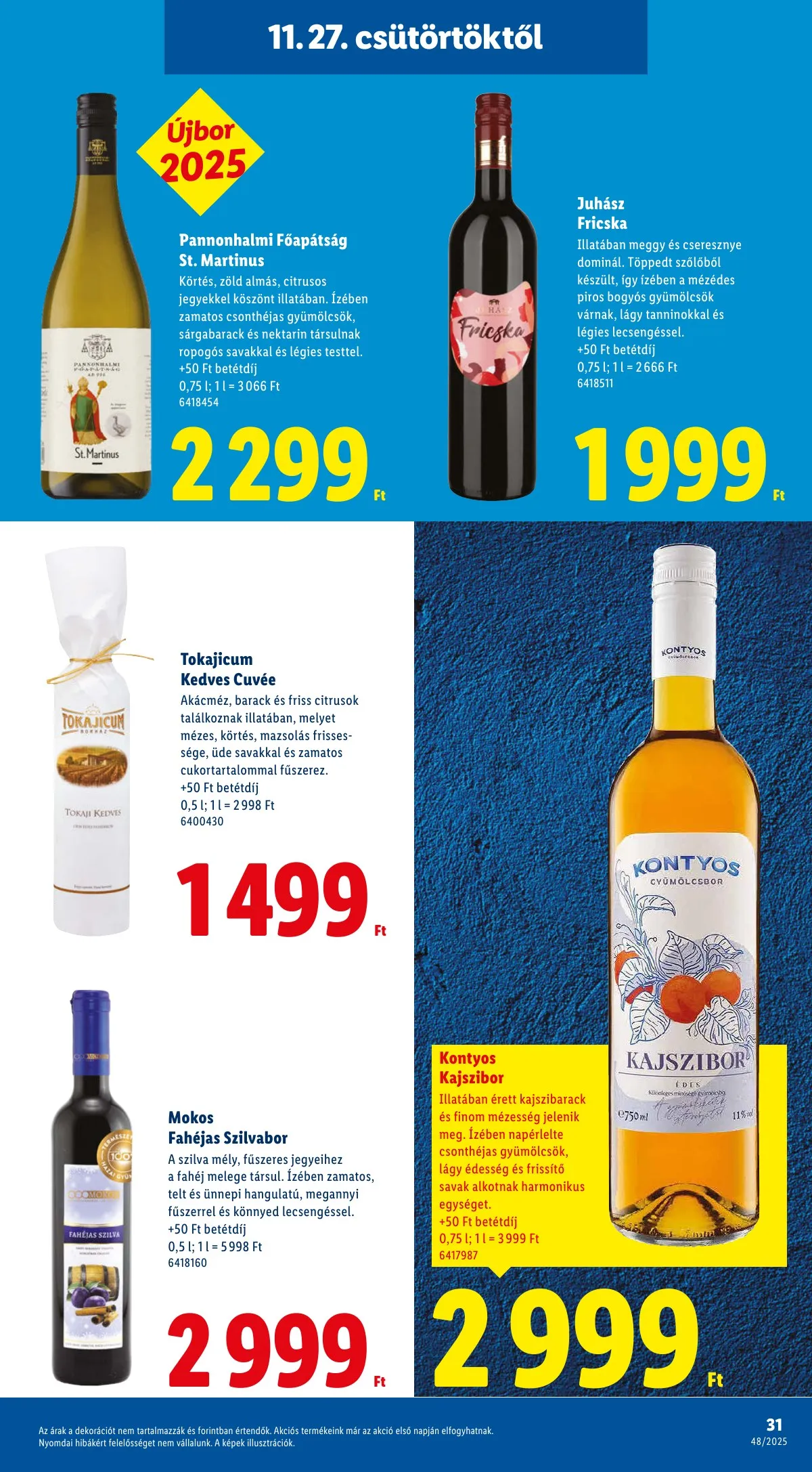 Lidl akciós újság 11.27–12.03 – 31. oldal