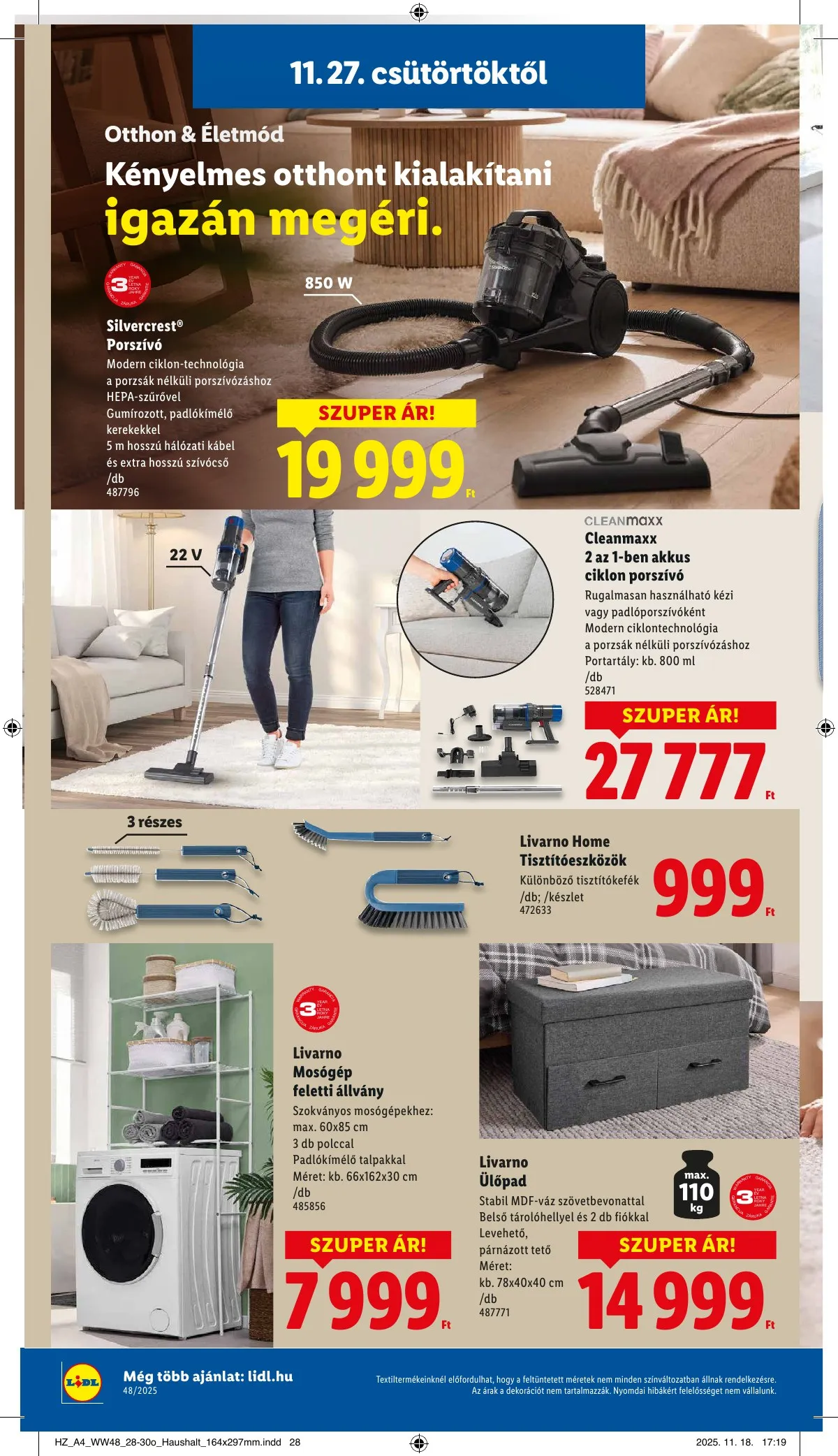 Lidl akciós újság 11.27–12.03 – 36. oldal