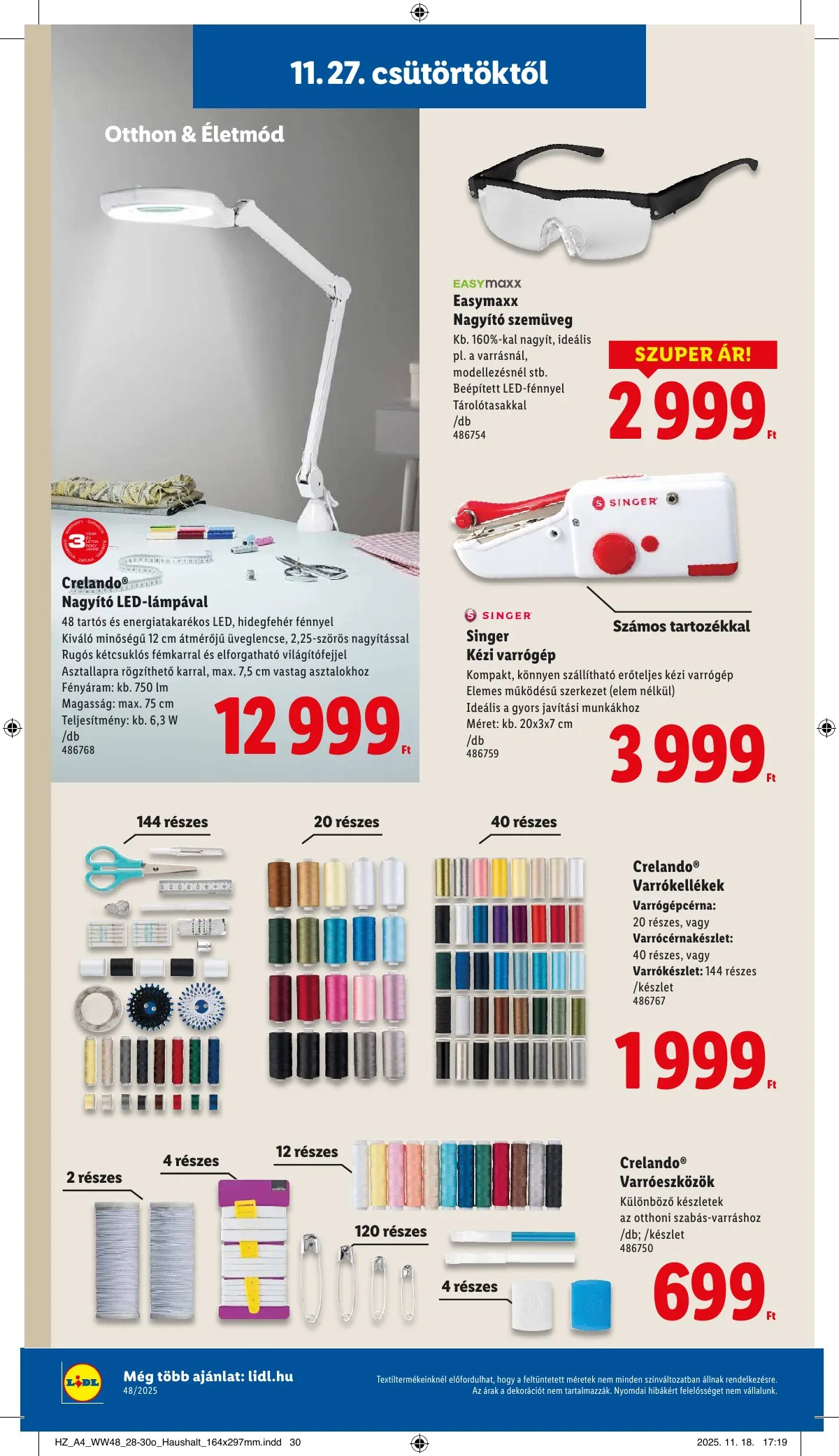 Lidl akciós újság 11.27–12.03 – 38. oldal